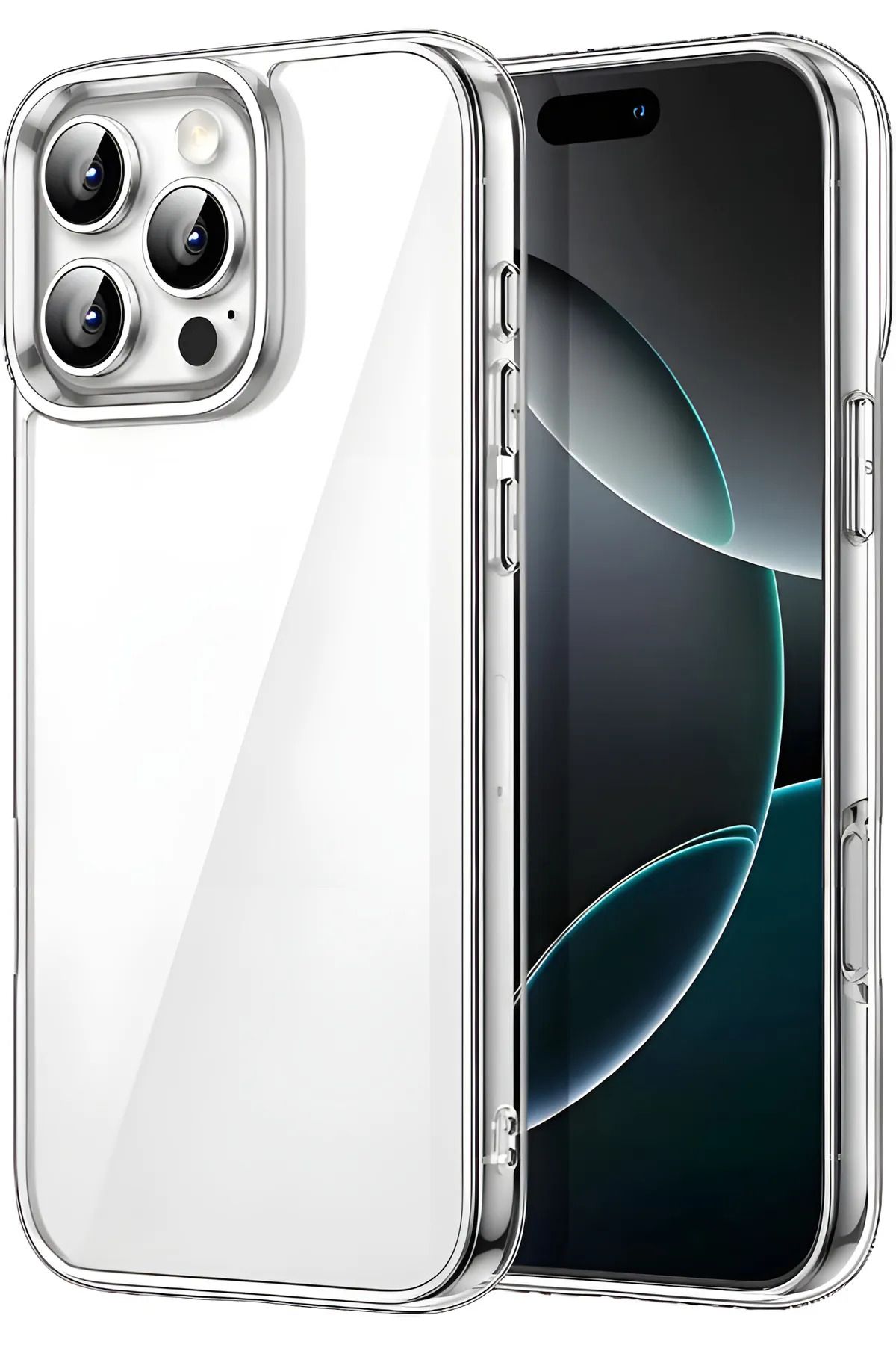 Balerion Apple Iphone 14 Pro Uyumlu Kılıf Kamera Korumalı Şeffaf Ince Esnek Renksiz Silikon Kapak