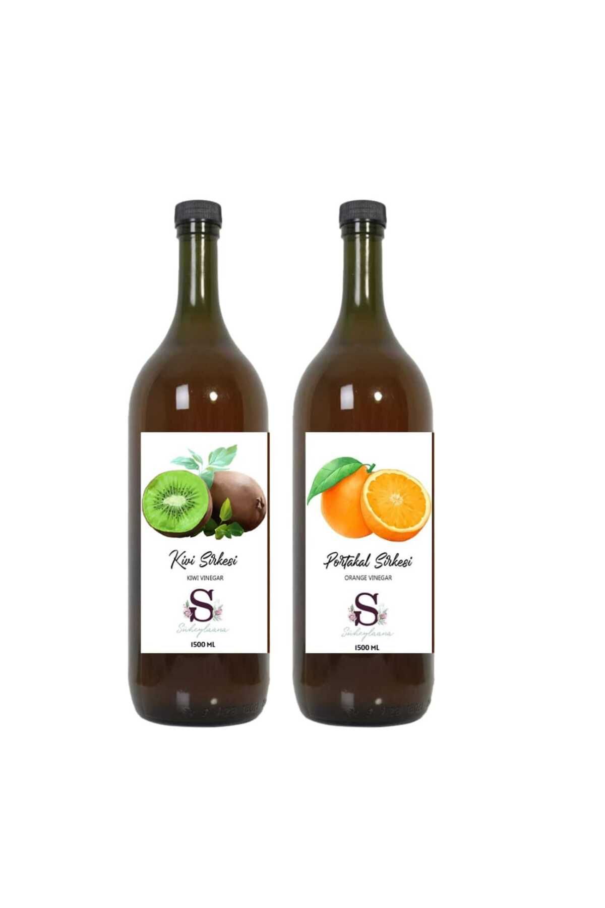 Süheylaana Doğal Kivi Sirkesi 1500 Ml - Doğal Portakal Sirkesi 1500 Ml