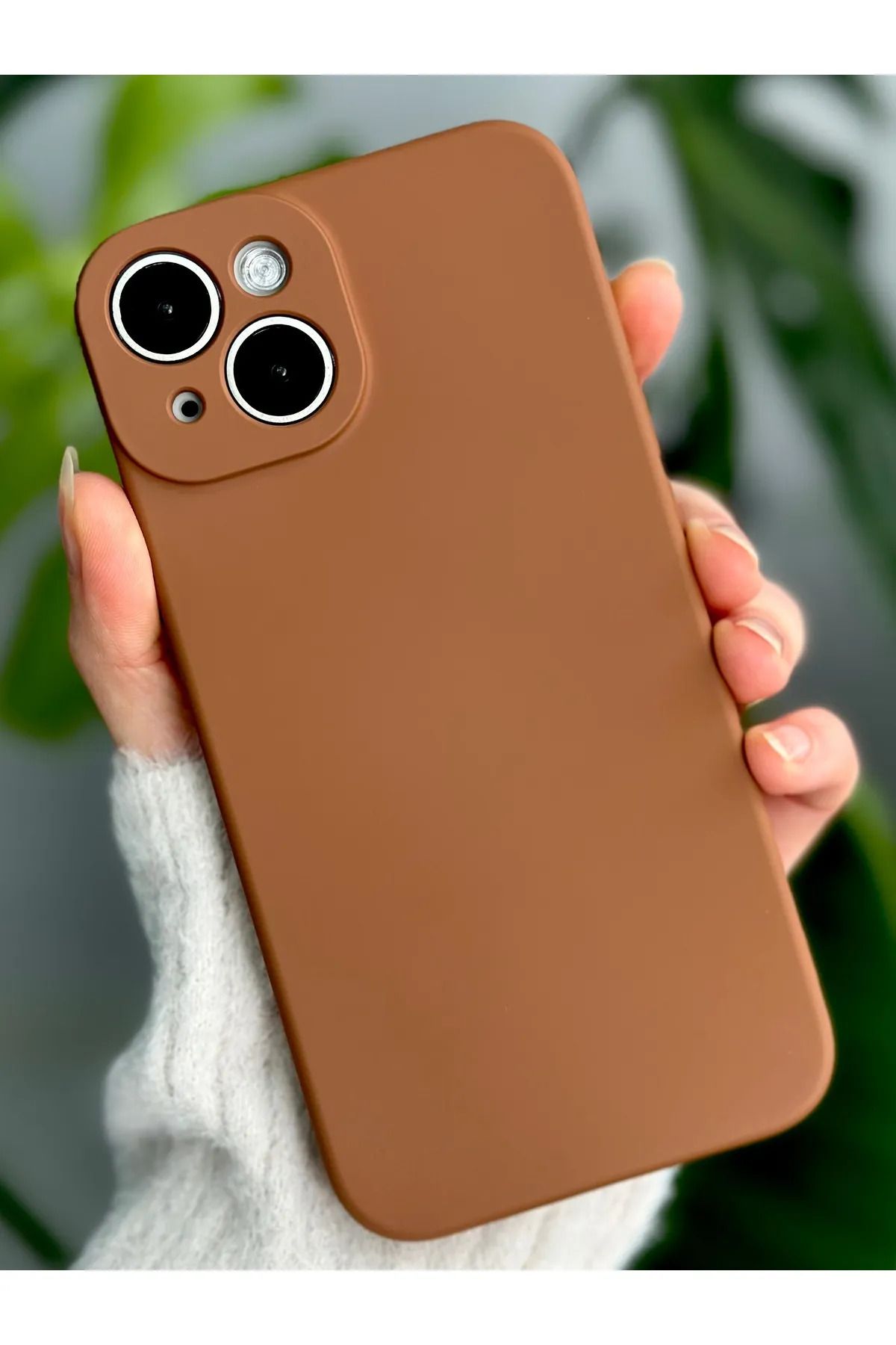 Balerion Apple iPhone 14 Kılıf Kadife Lansman Soft Yumuşak Liquid Silikon Kamera Lens Korumalı Kapak