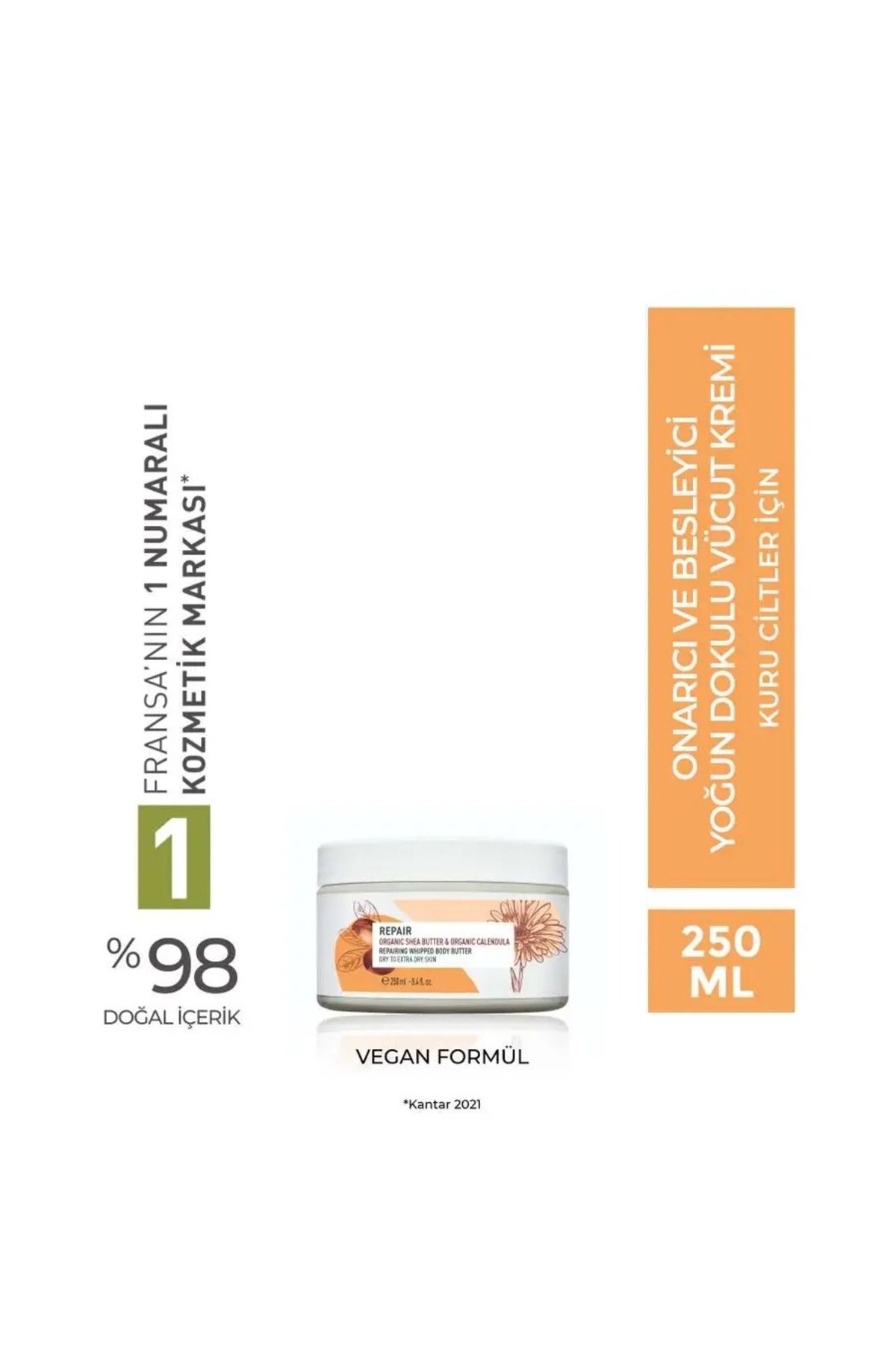 Yves Rocher Vücut Kremi - Kuru Ciltler - Onarıcı Besleyici Yoğun Dokulu / Reperation 250 ml