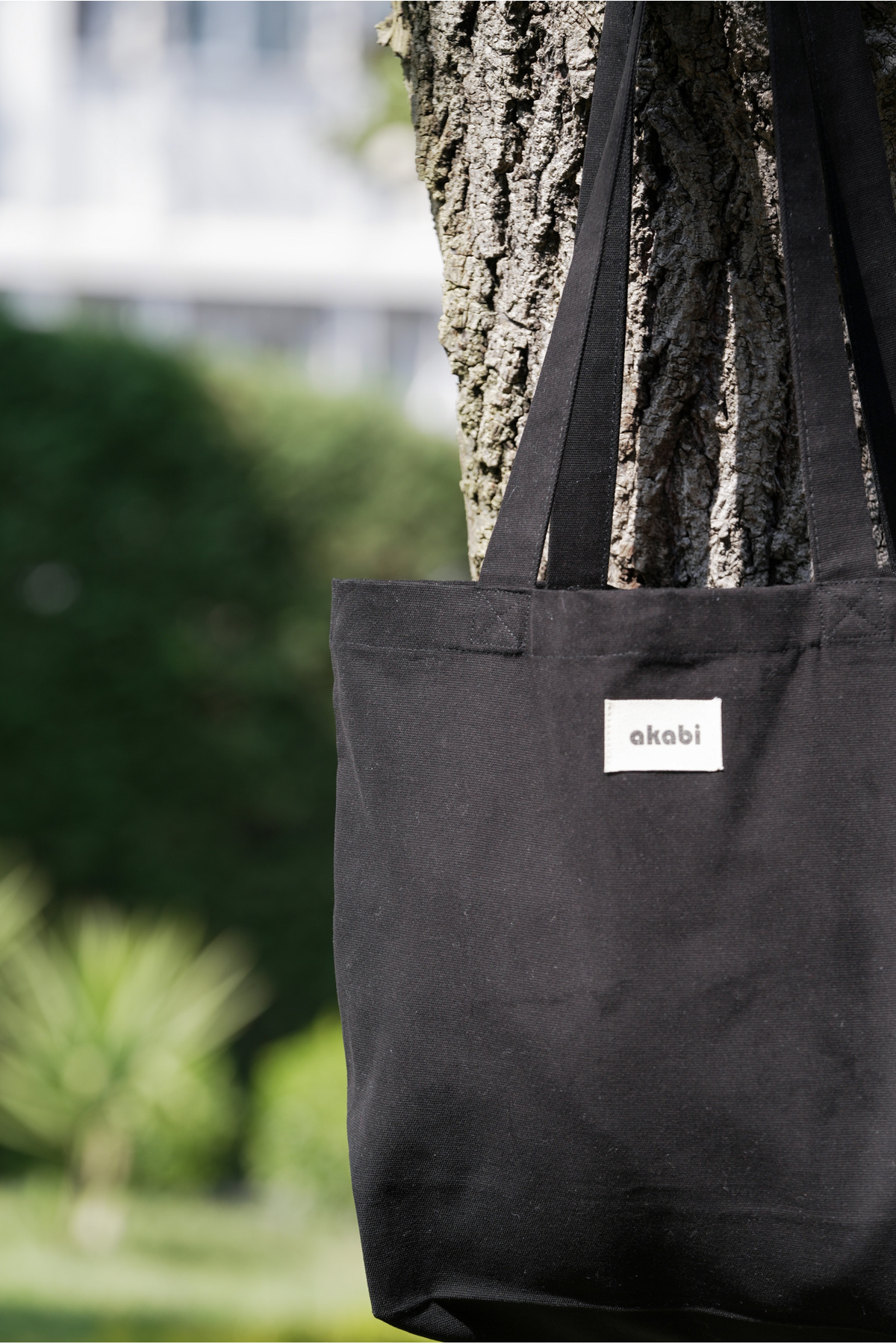 Akabi  % 100 Pamuklu Mıknatıs Çıtlı Anahtarlık Hediyeli Kanvas Bez Çanta 34 x 45 Cm - Görsel 4