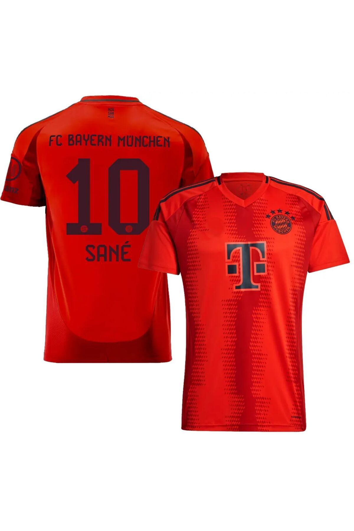 FRAGOLA Bayern Münih 2024/25 Yeni Sezon Leroy Sane Iç Saha Forması (Red Kit)