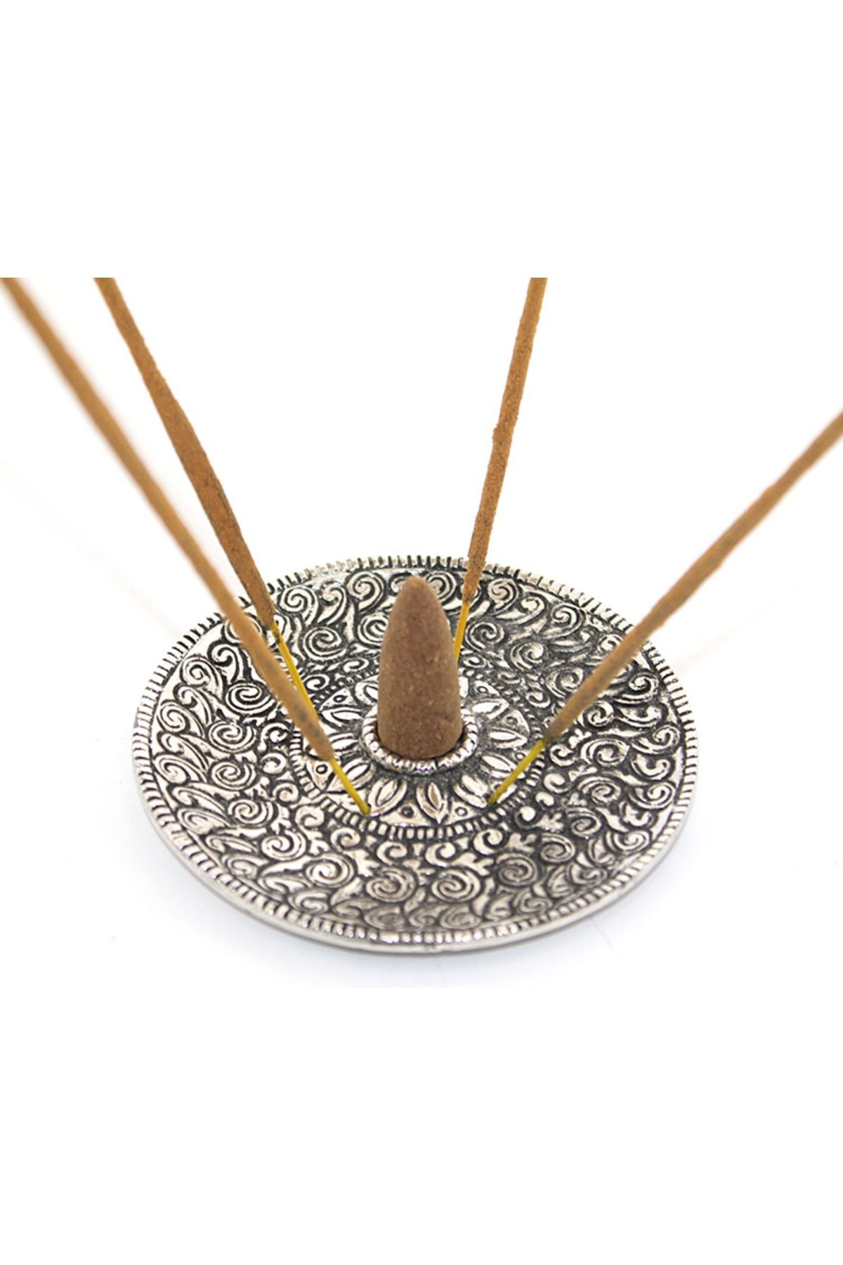 KfksStore Metal Yuvarlak Tütsülük Model 3