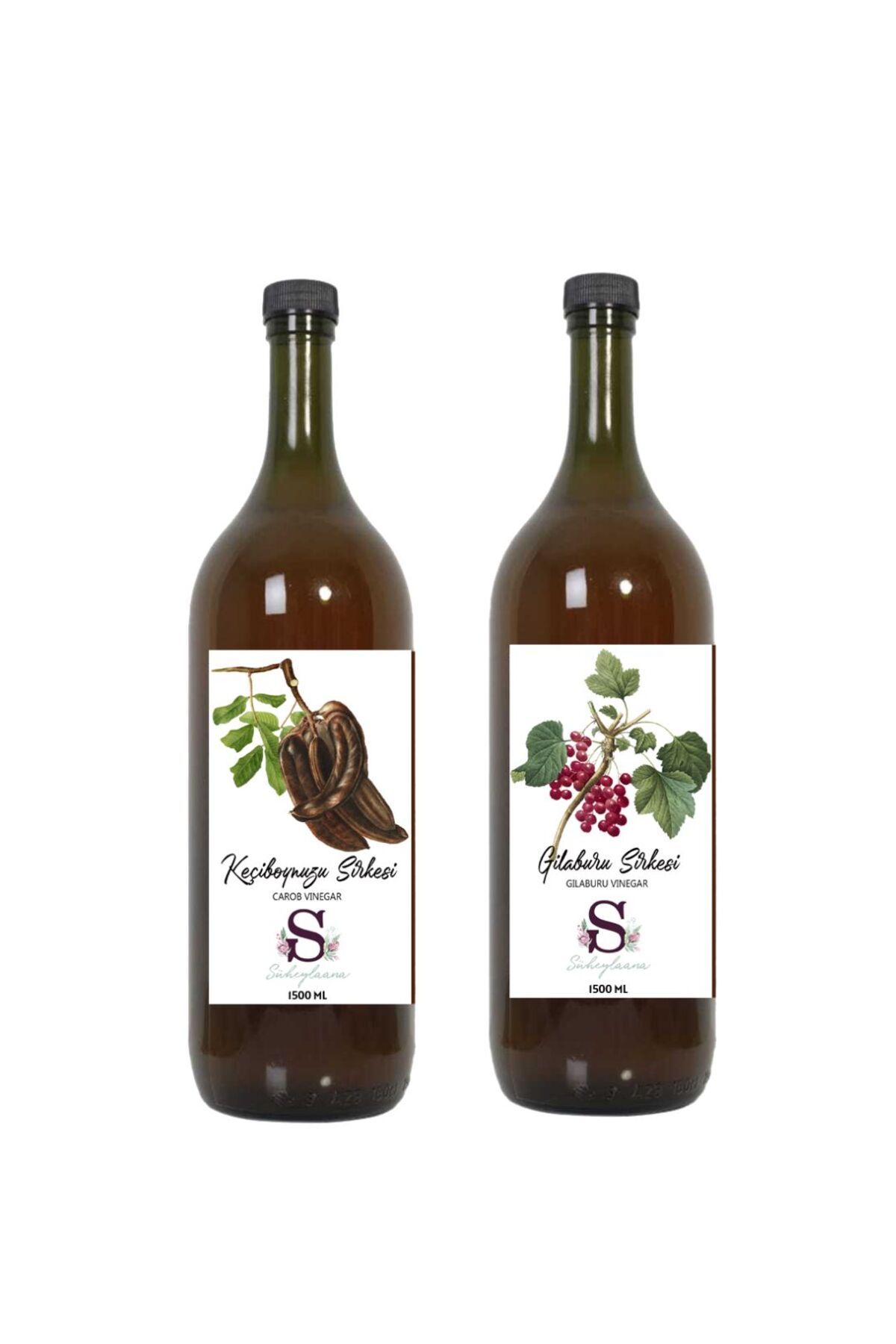 Süheylaana Doğal Keçiboynuzu Sirkesi 1500 Ml - Doğal Gilaburu Sirkesi 1500 Ml
