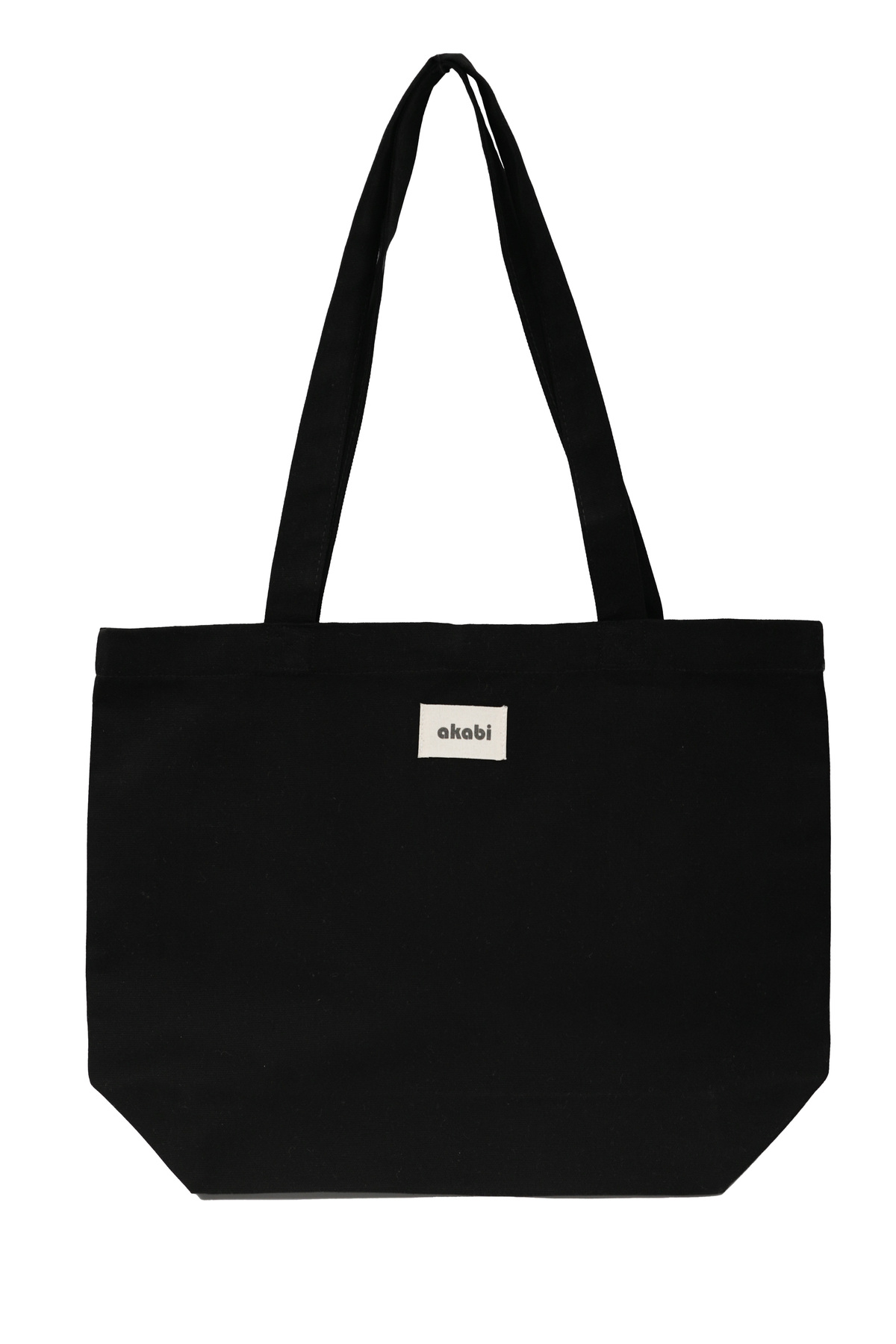 Akabi  % 100 Pamuklu Mıknatıs Çıtlı Anahtarlık Hediyeli Kanvas Bez Çanta 34 x 45 Cm - Görsel 5