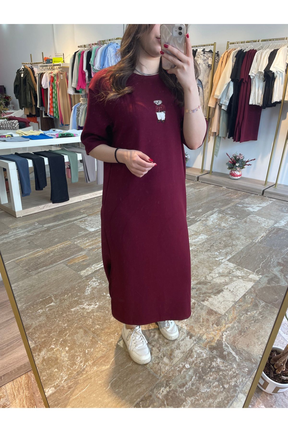 ULİPSY Teddy Maxi Elbise