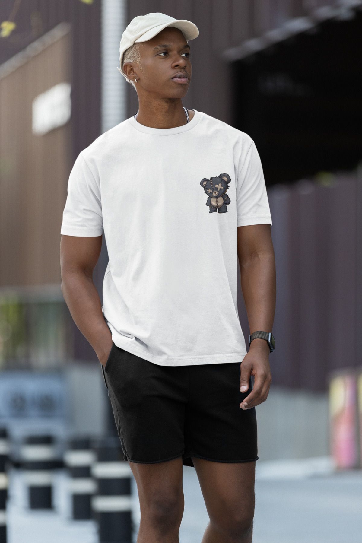 ick artwear DARK BEAR BASKILI PREMIUM OVERSIZE TSHIRT – 24/1 SÜPREM PENYE
