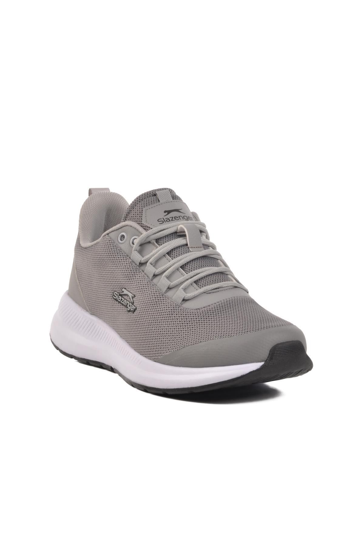 Slazenger Gri Hafif Hava Alabilen Erkek Spor Ayakkabı Zita M