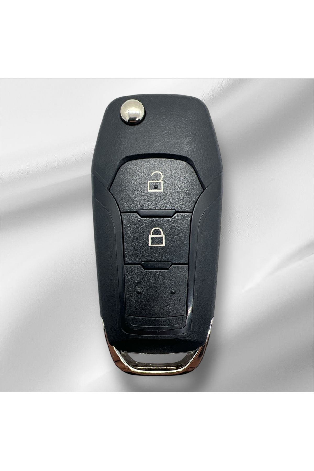 Luxe Aksesuarr Ford Fiesta Kuga Mondeo Ranger Focus Bmax Cmax Smax Sustalı Kumanda Kabı 2 Buton Yeni Kasa