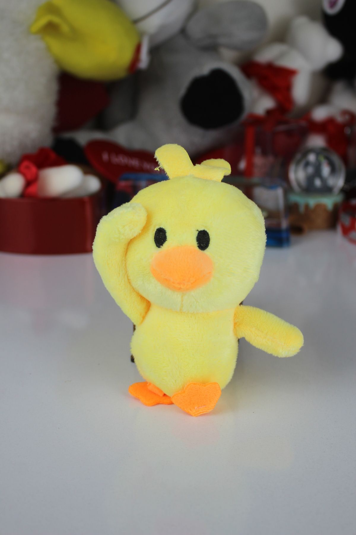 Goldwither Peluş Oyuncak Mini Boy Peluş Ayı Ayıcık Anahtarlık Civciv Panda Tavşan Sevgiliye Hediye