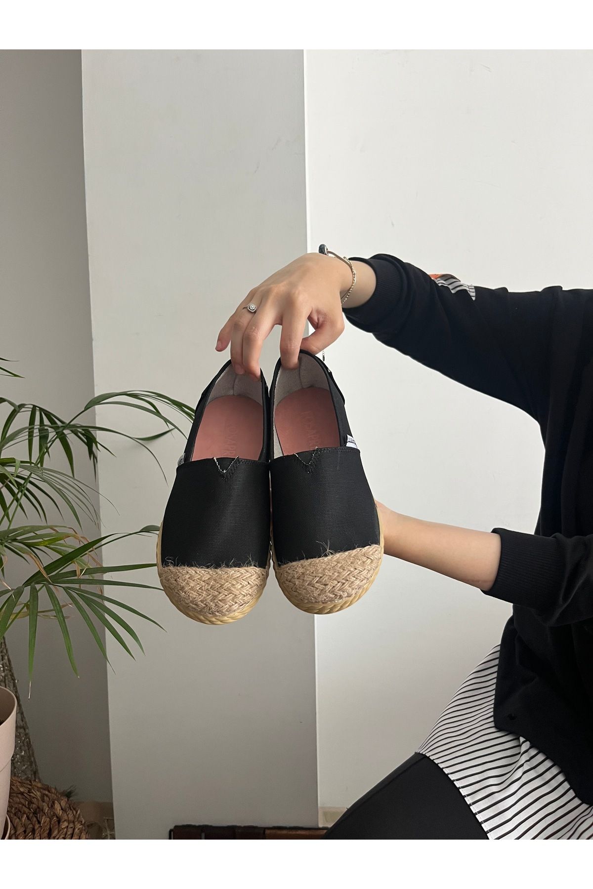 Behtah Kundura Kadın Günlük Espadil Babet Ev Babeti