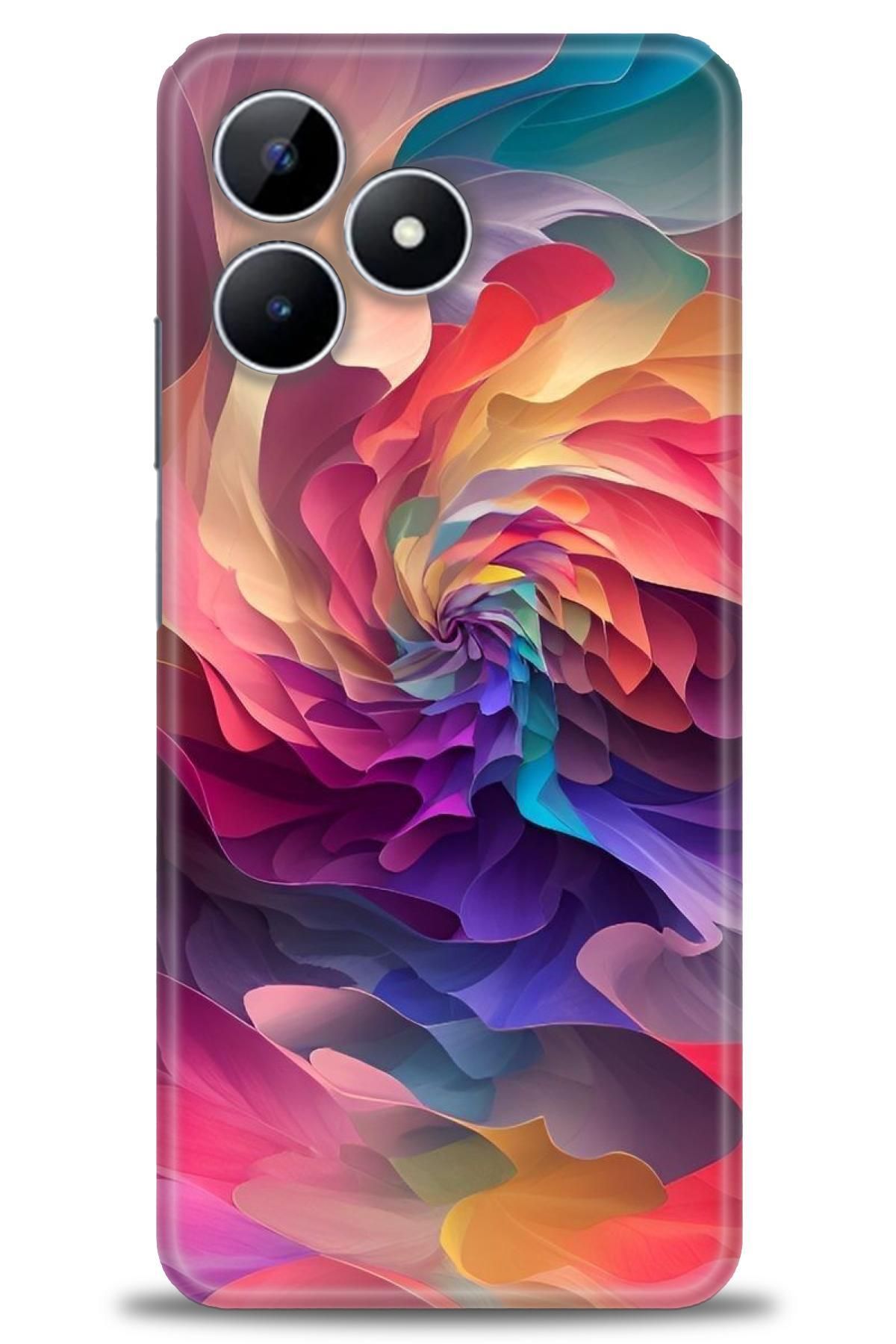 realme Note 50 4G İle Uyumlu HD Baskılı Kılıf - Karışık Seri - 553