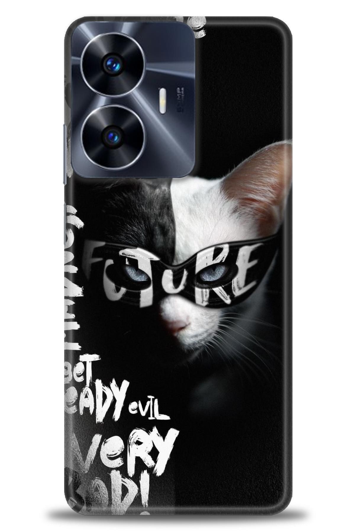 realme C55 İle Uyumlu HD Baskılı Desenli Silikon Kılıf - 936