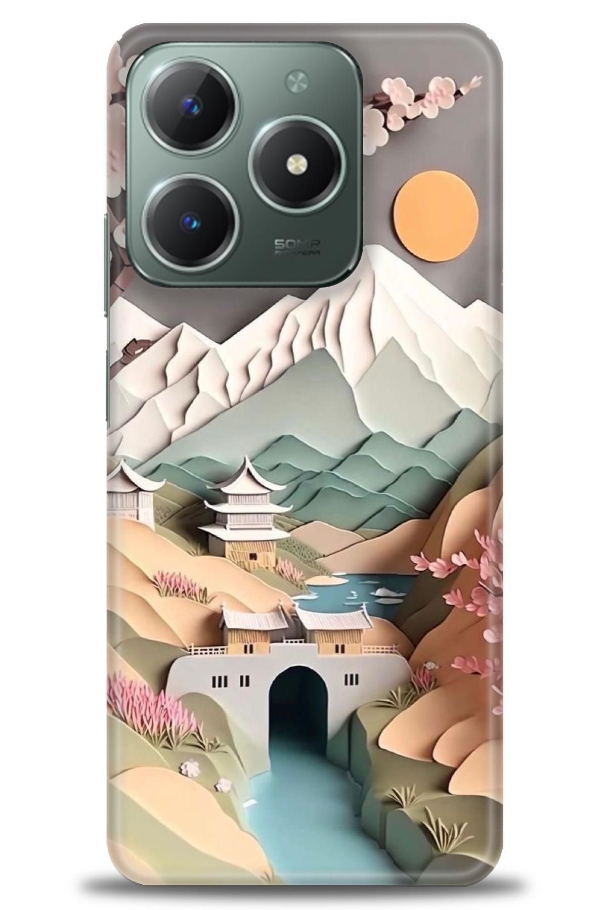 realme C61 / C63 İle Uyumlu HD Baskılı Desenli Silikon Kılıf - 321