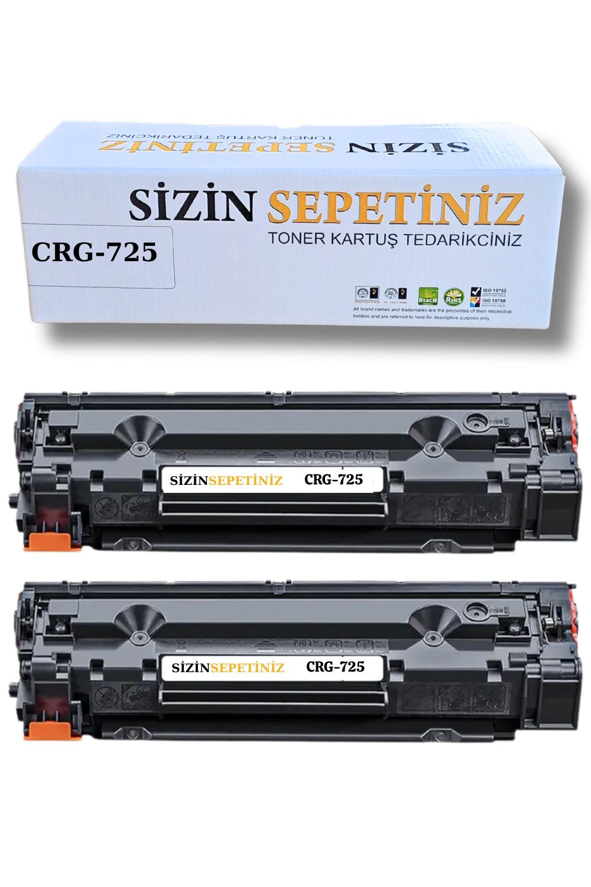 Canon Crg 725 Uyumlu Toner (1600 Sayfa) Lbp-6000/ 6020/ Mf3010 (2 ADET)