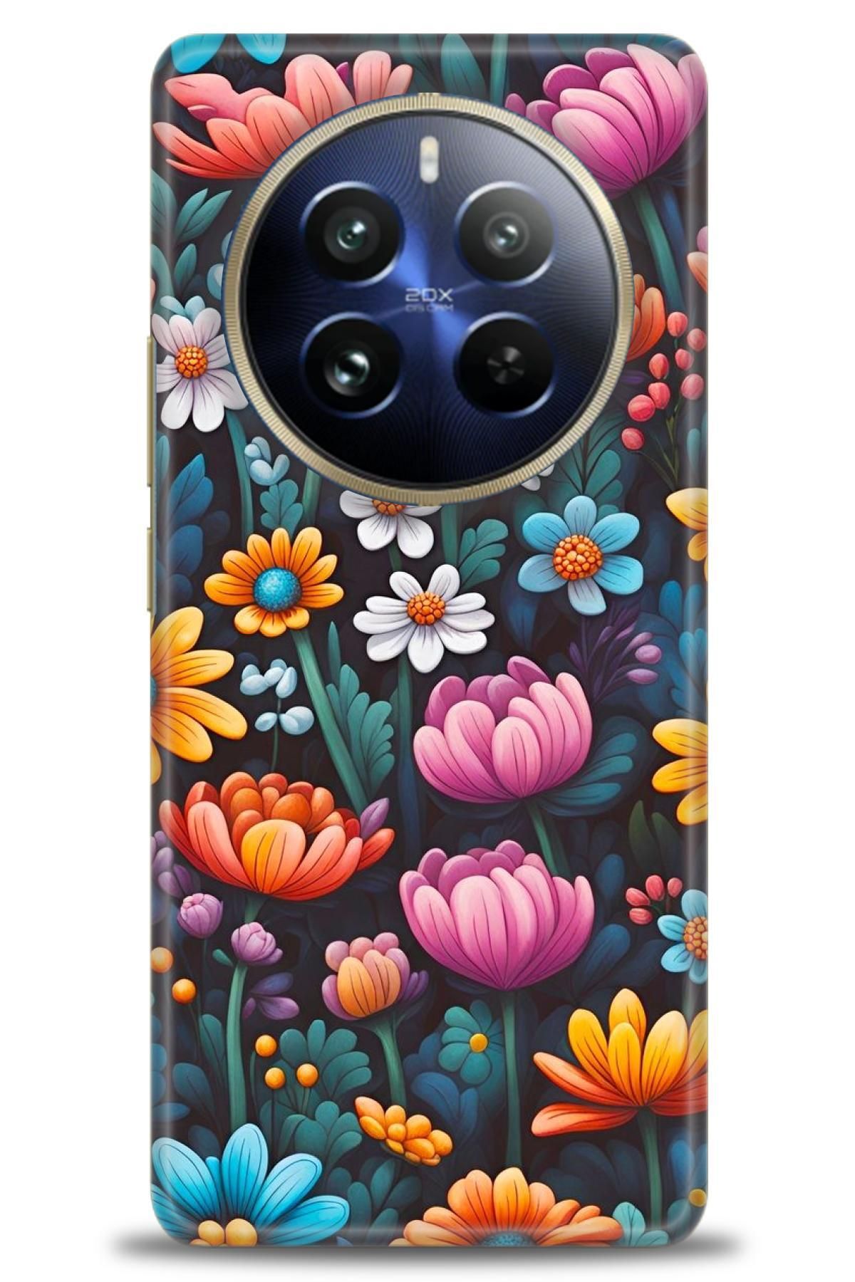 realme 12 4G İle Uyumlu HD Baskılı Kılıf - Karışık Seri - 533