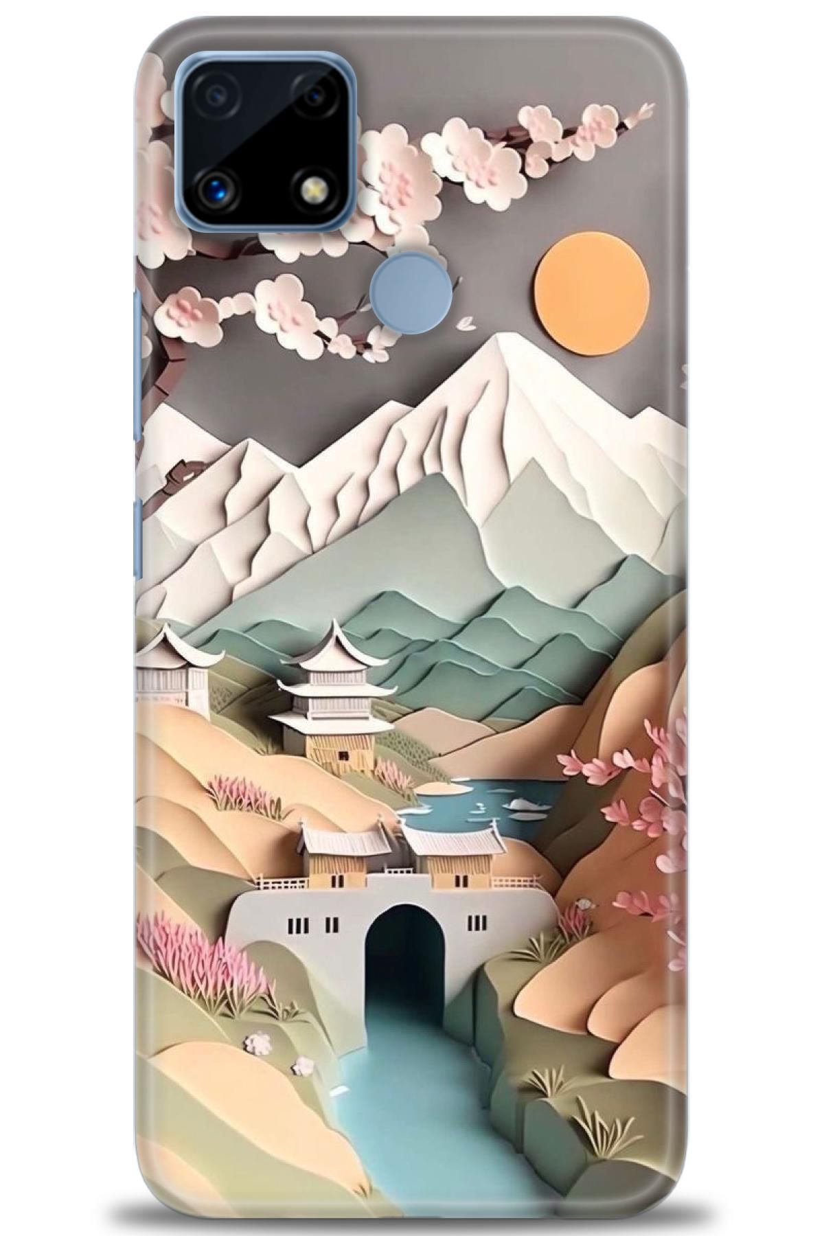 realme C25 / C25S İle Uyumlu HD Baskılı Desenli Silikon Kılıf - 321
