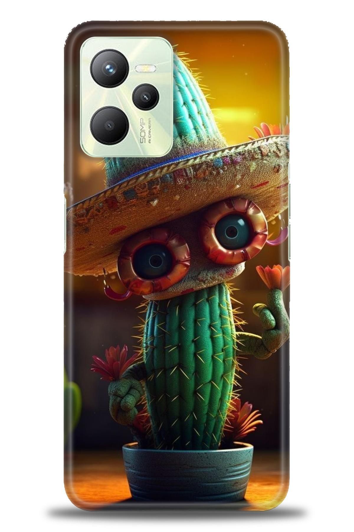 realme C35 İle Uyumlu HD Baskılı Desenli Silikon Kılıf - 489