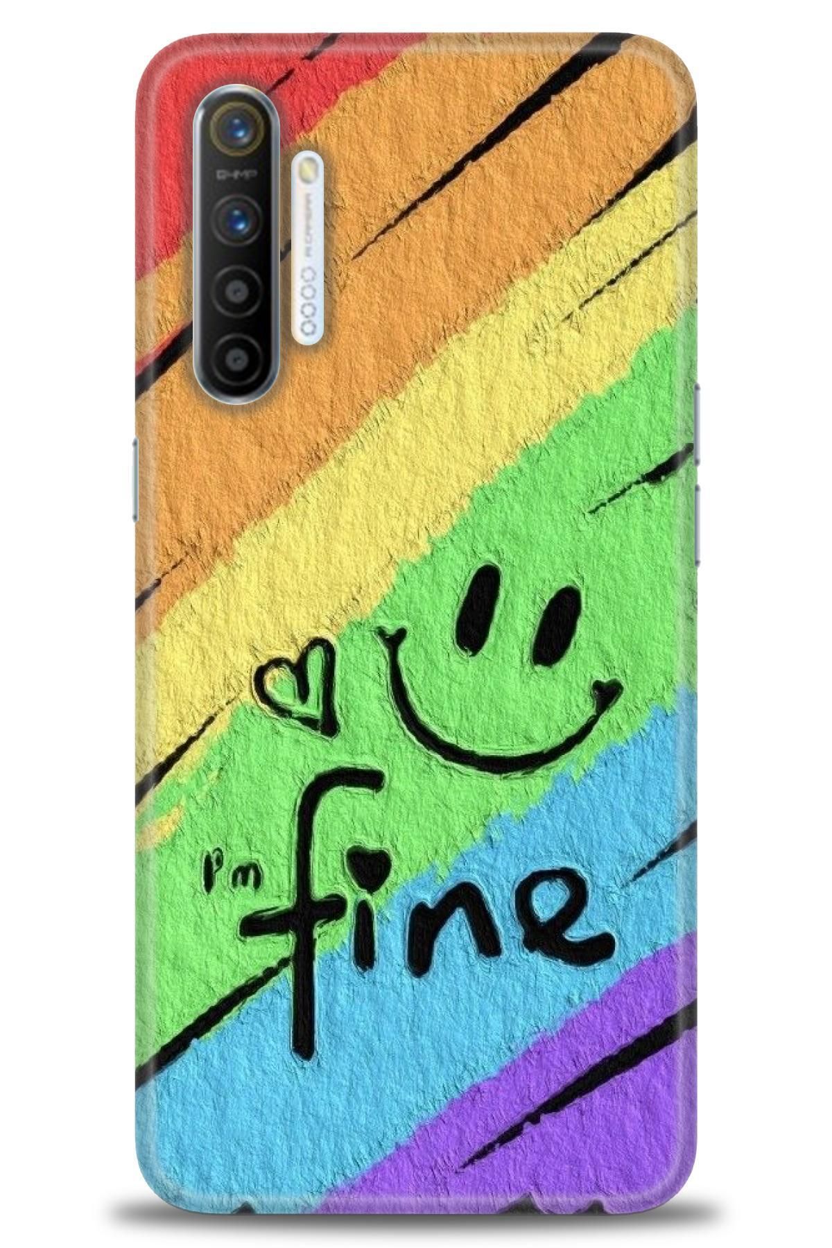 realme XT İle Uyumlu HD Baskılı Desenli Silikon Kılıf - 473