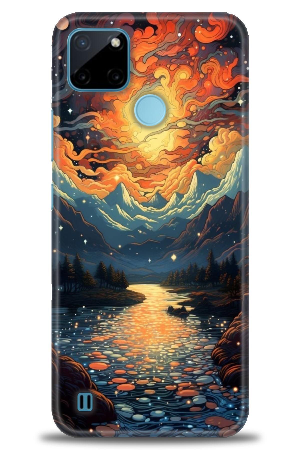 realme C21Y / C25Y İle Uyumlu HD Baskılı Kılıf - Karışık Seri - 883