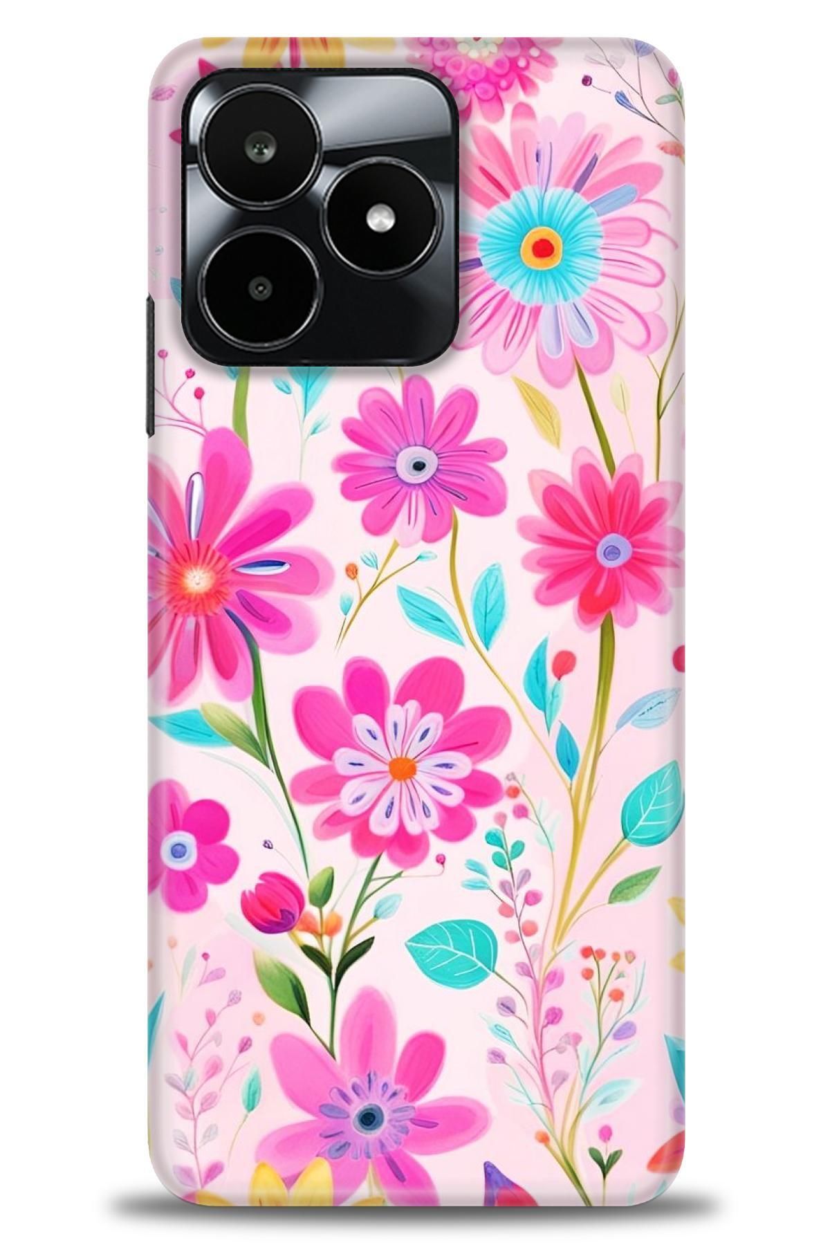 realme C53 İle Uyumlu HD Baskılı Desenli Silikon Kılıf - 548