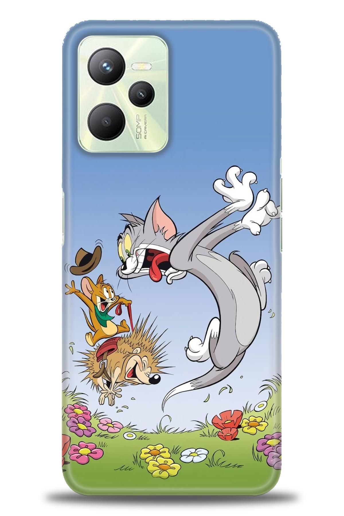 realme C35 İle Uyumlu HD Baskılı Desenli Silikon Kılıf - 509