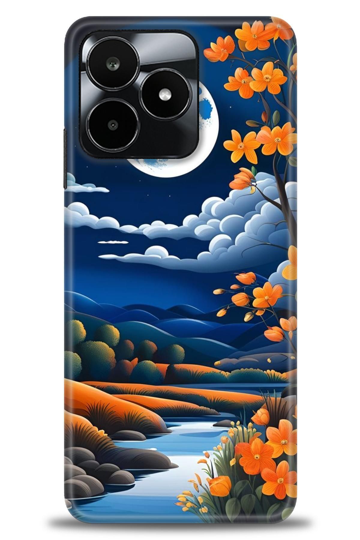 realme C53 İle Uyumlu HD Baskılı Desenli Silikon Kılıf - 623