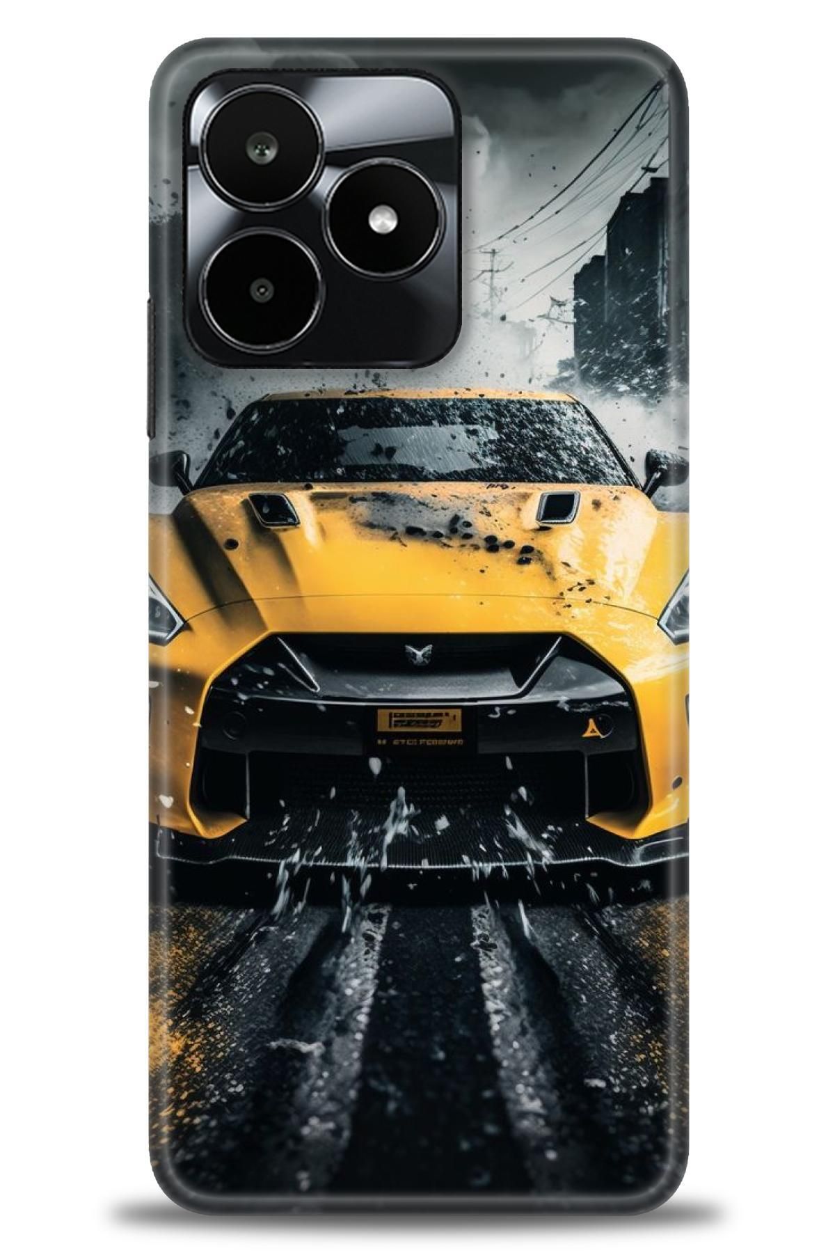 realme C53 İle Uyumlu HD Baskılı Desenli Silikon Kılıf - 852