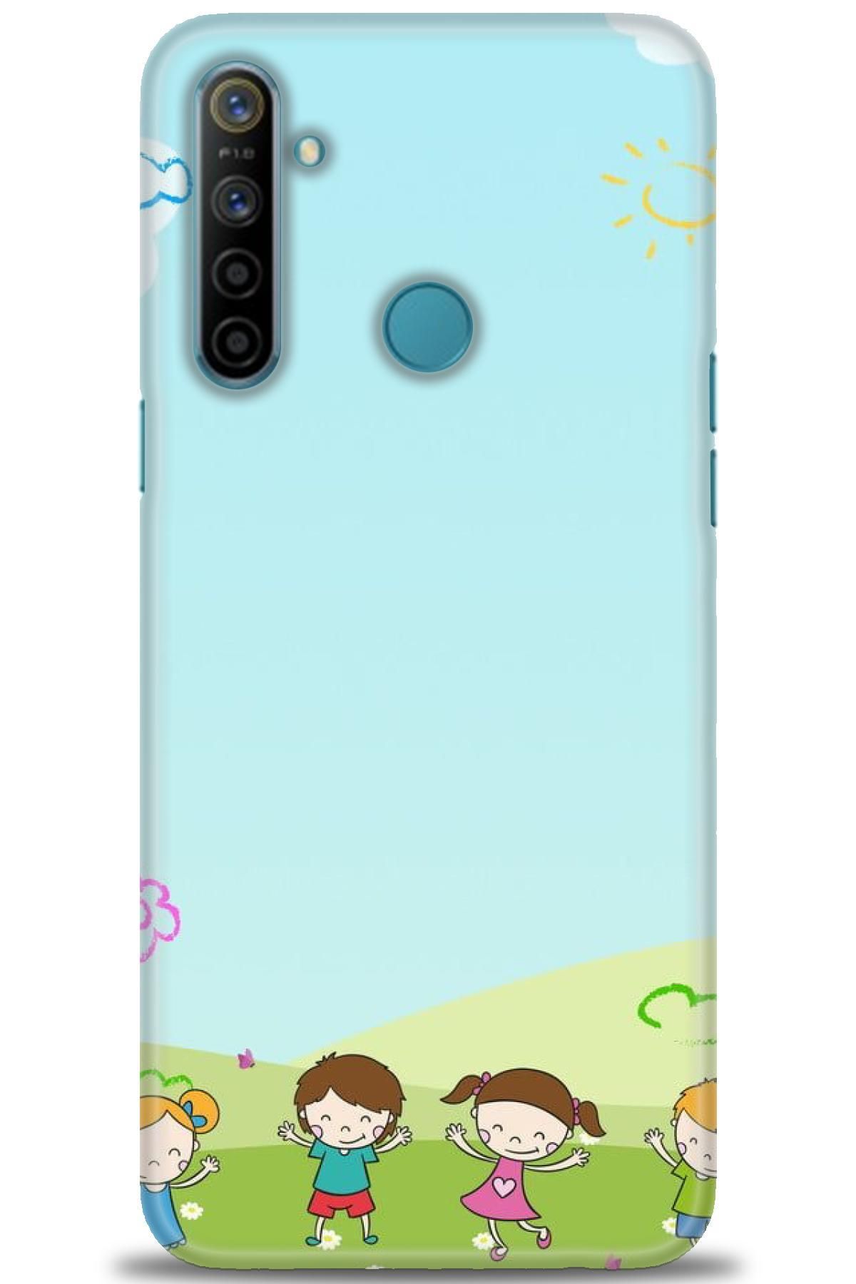 realme C3 / C3i İle Uyumlu HD Baskılı Desenli Silikon Kılıf - 594