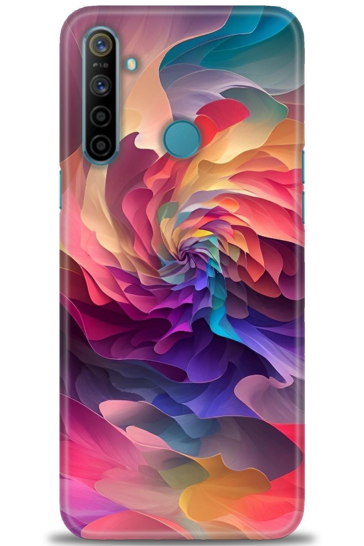 realme C3 / C3i İle Uyumlu HD Baskılı Desenli Silikon Kılıf - 553