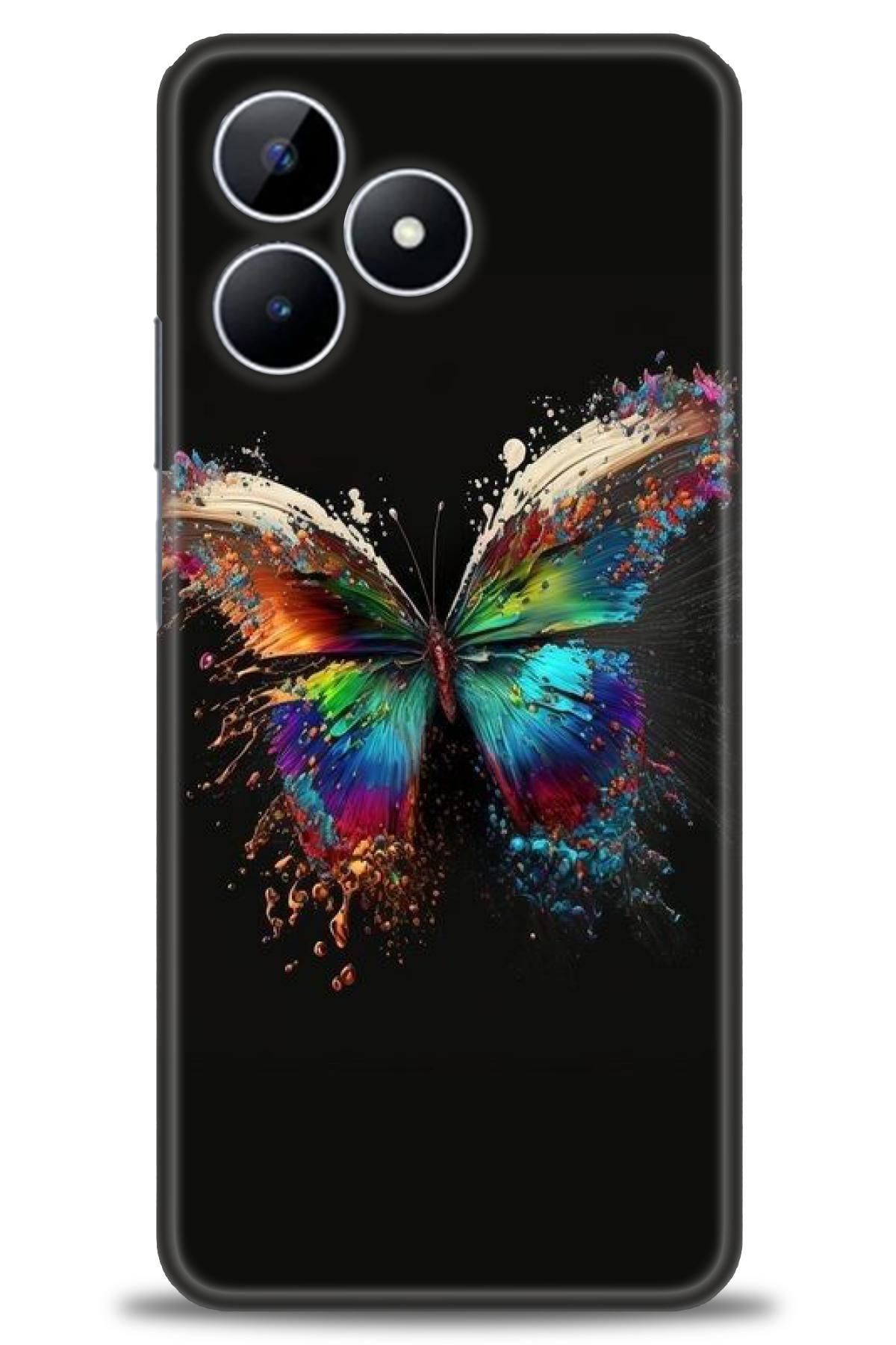 realme Note 50 4G İle Uyumlu HD Baskılı Desenli Silikon Kılıf - 617