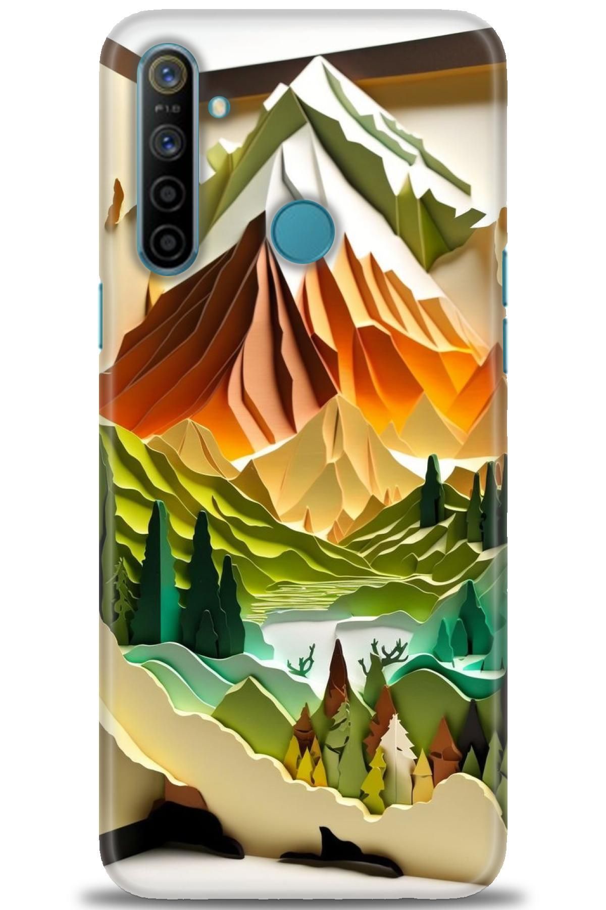 realme C3 / C3i İle Uyumlu HD Baskılı Desenli Silikon Kılıf - 620