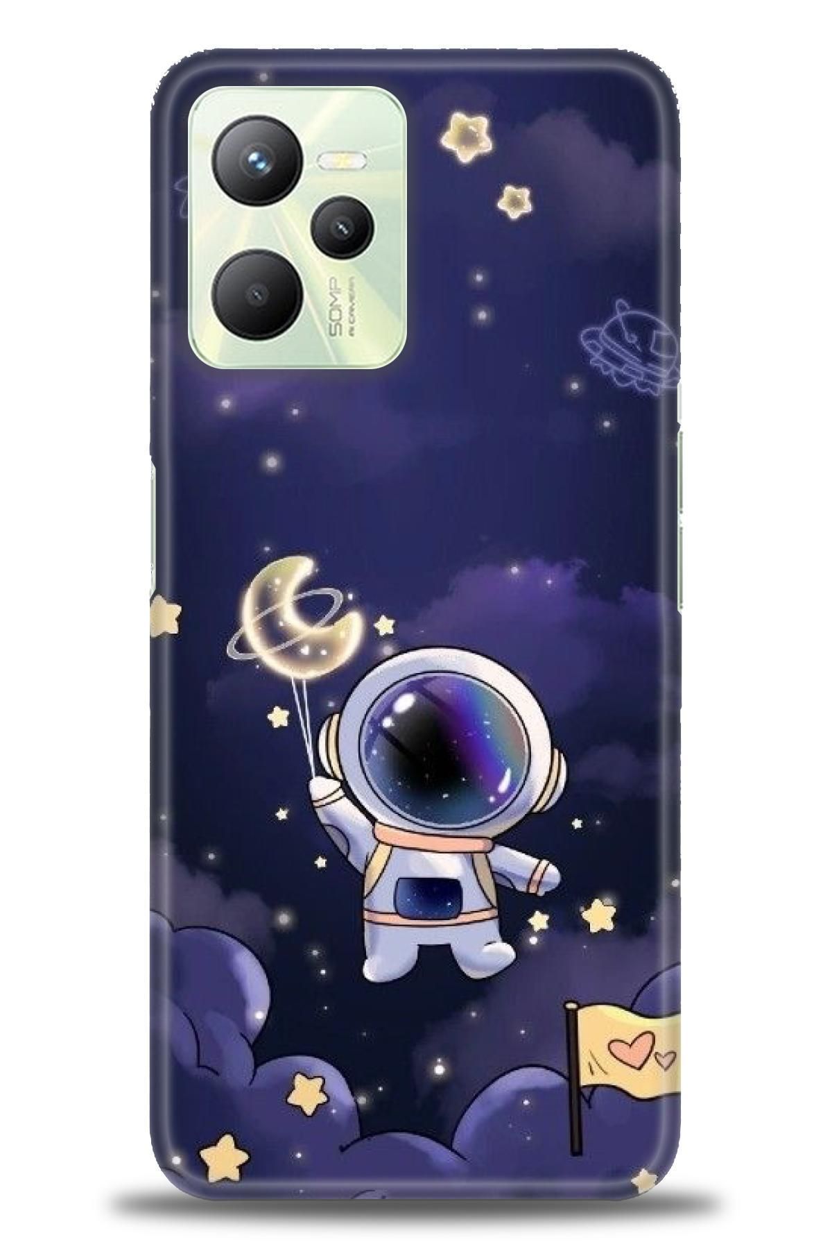 realme C35 İle Uyumlu HD Baskılı Desenli Silikon Kılıf - 378