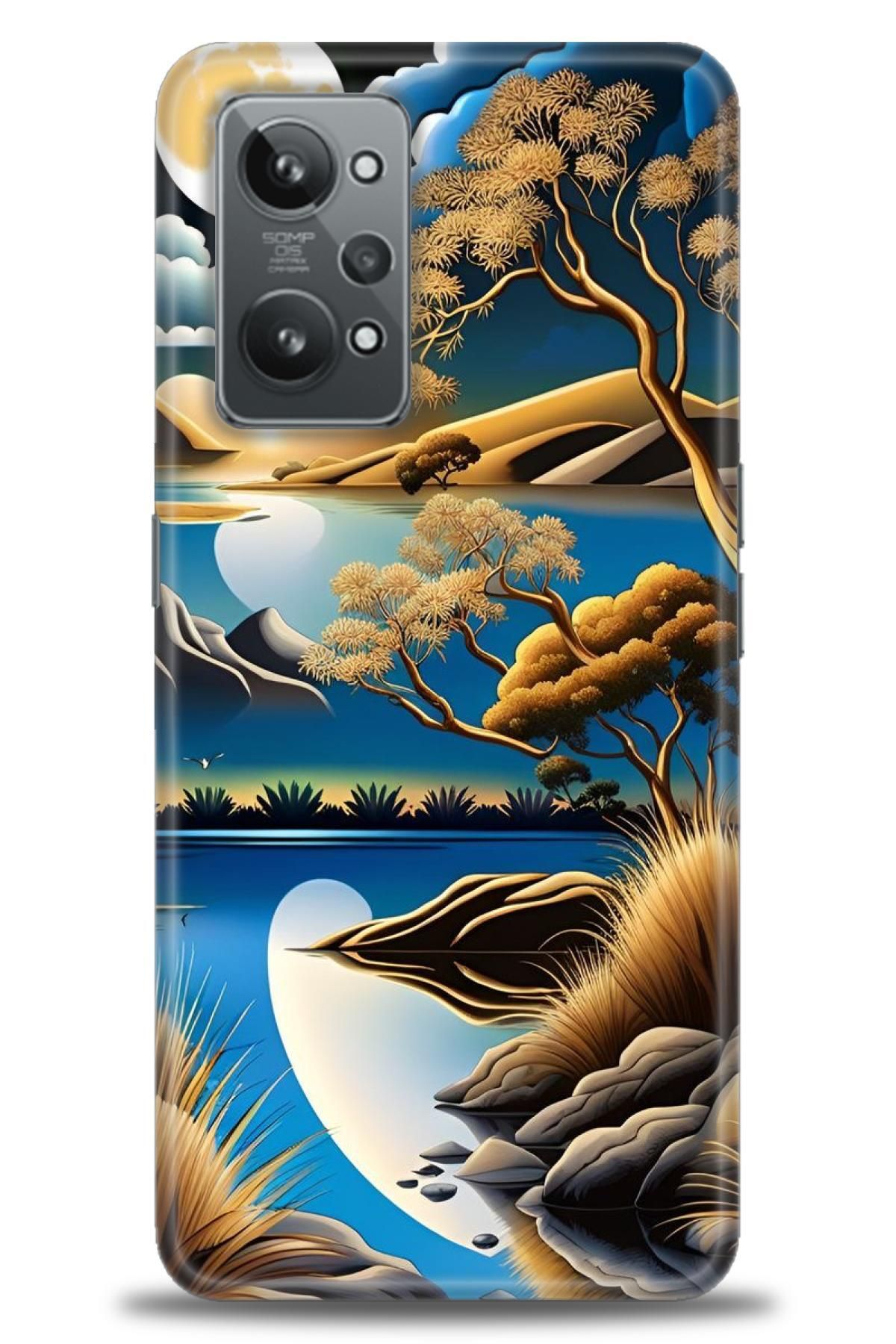 realme GT2 İle Uyumlu HD Baskılı Desenli Silikon Kılıf - 723