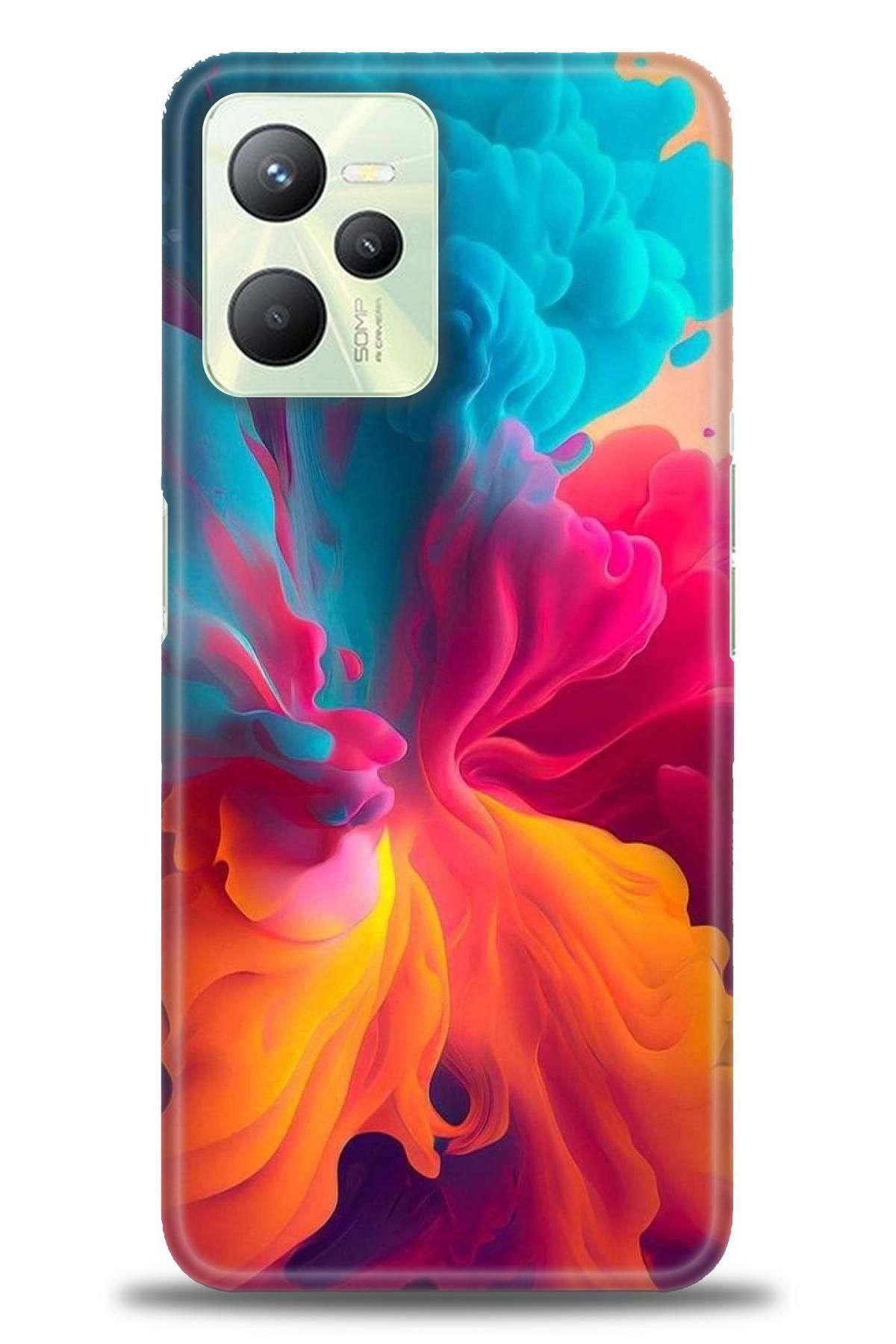 realme C35 İle Uyumlu HD Baskılı Desenli Silikon Kılıf - 551