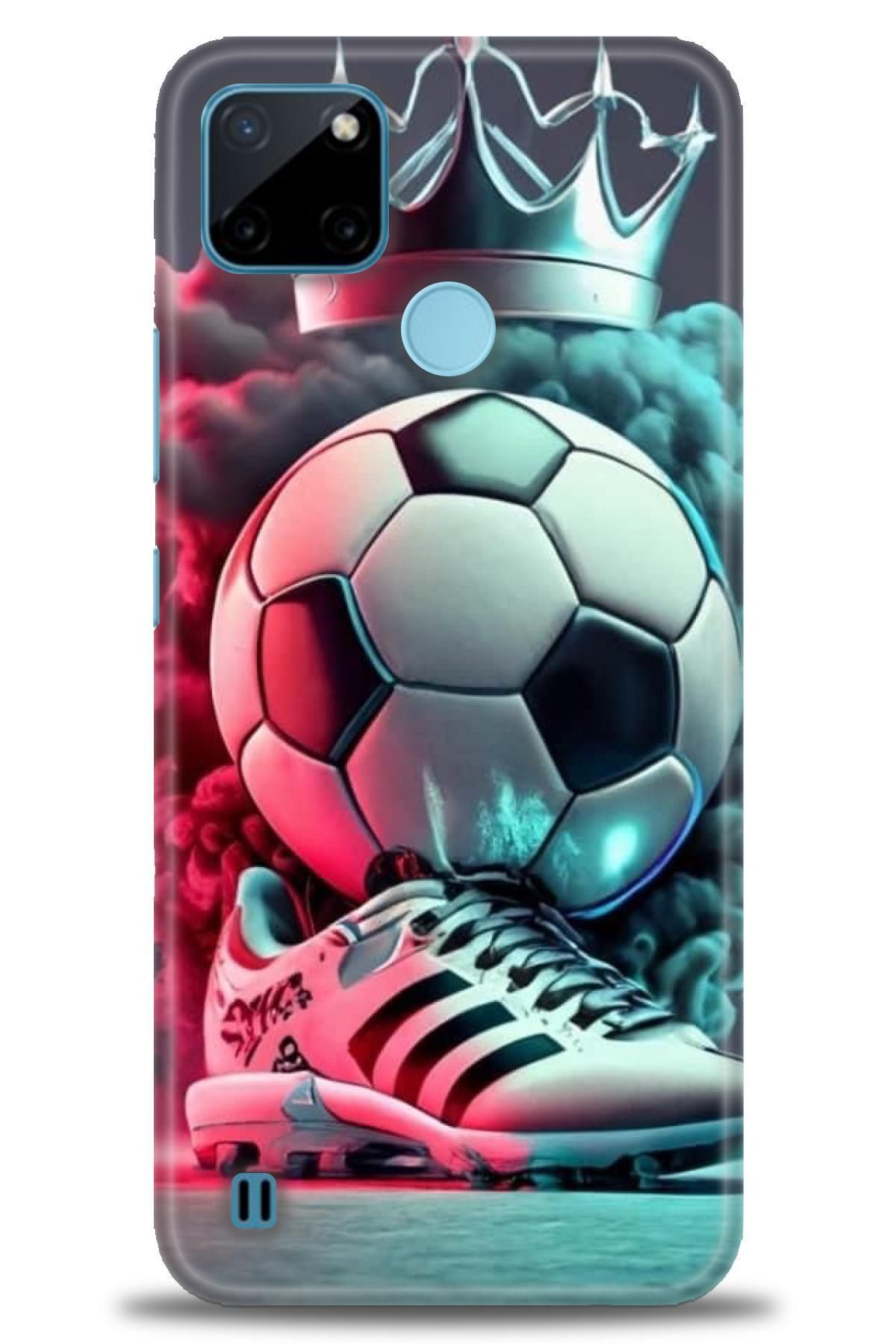 realme C21Y / C25Y İle Uyumlu HD Baskılı Desenli Silikon Kılıf - 870
