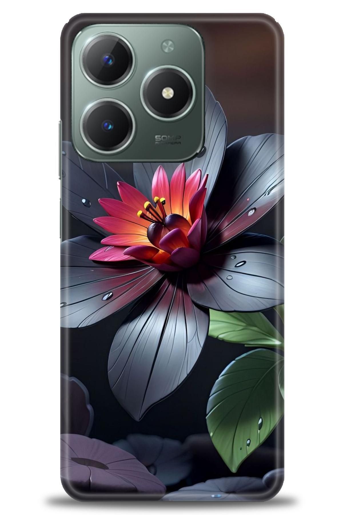 realme C61 / C63 İle Uyumlu HD Baskılı Desenli Silikon Kılıf - 413