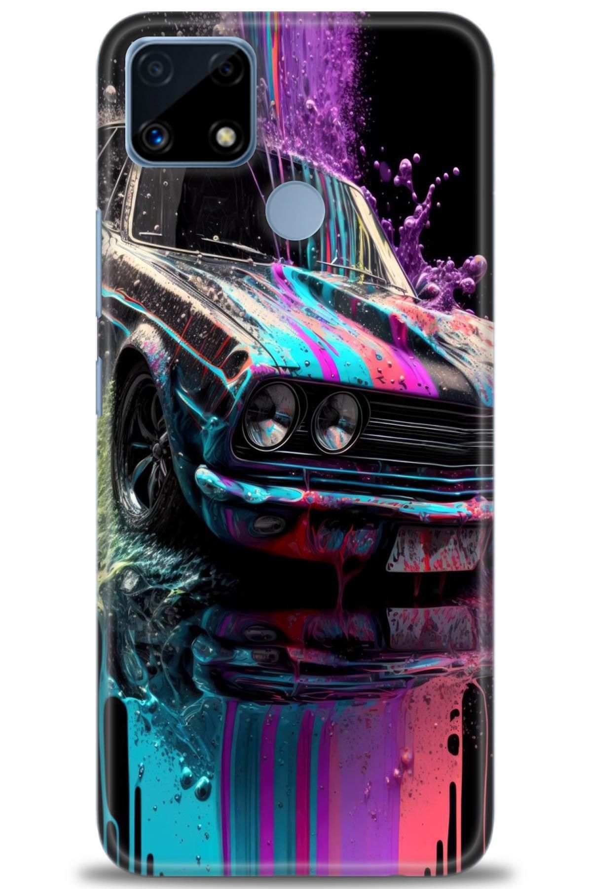 realme C25 / C25S İle Uyumlu HD Baskılı Kılıf - Karışık Seri - 574