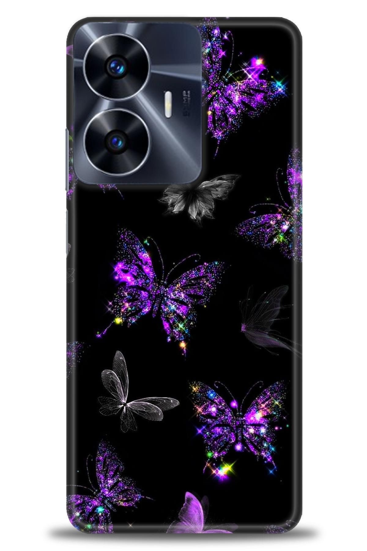 realme C55 İle Uyumlu HD Baskılı Desenli Silikon Kılıf - 181