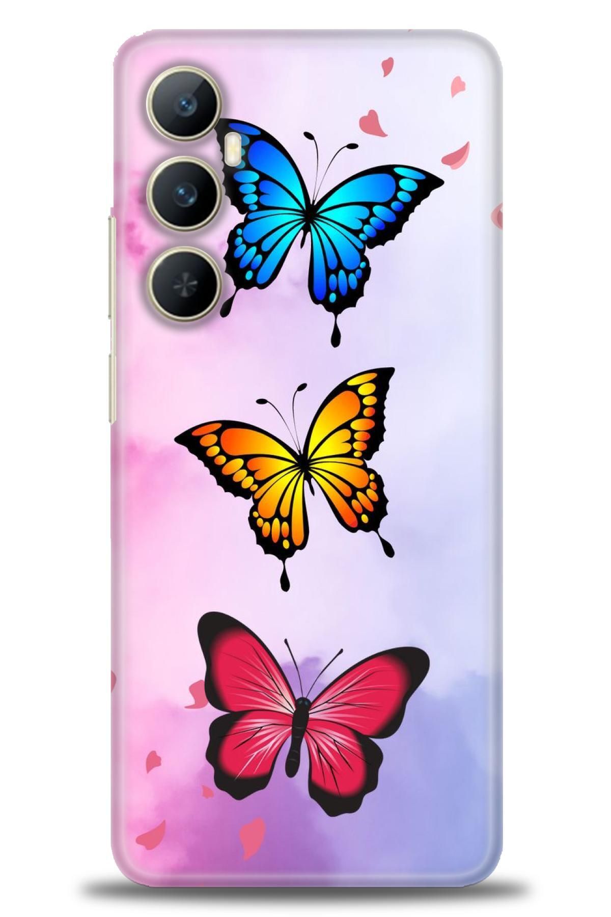 realme C65 İle Uyumlu HD Baskılı Desenli Silikon Kılıf - 699