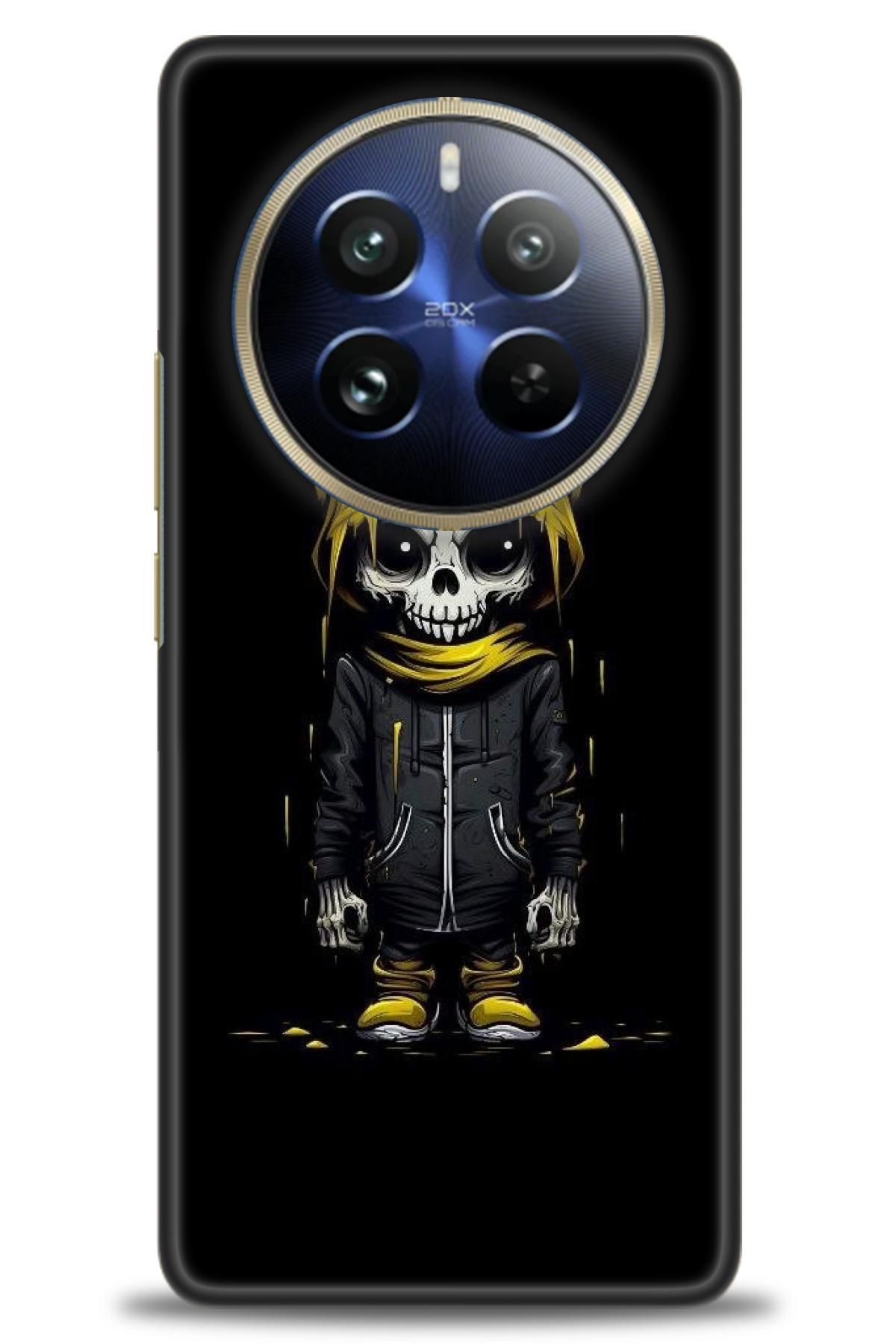 realme 12 4G / 12 Plus İle Uyumlu HD Baskılı Desenli Silikon Kılıf - 432