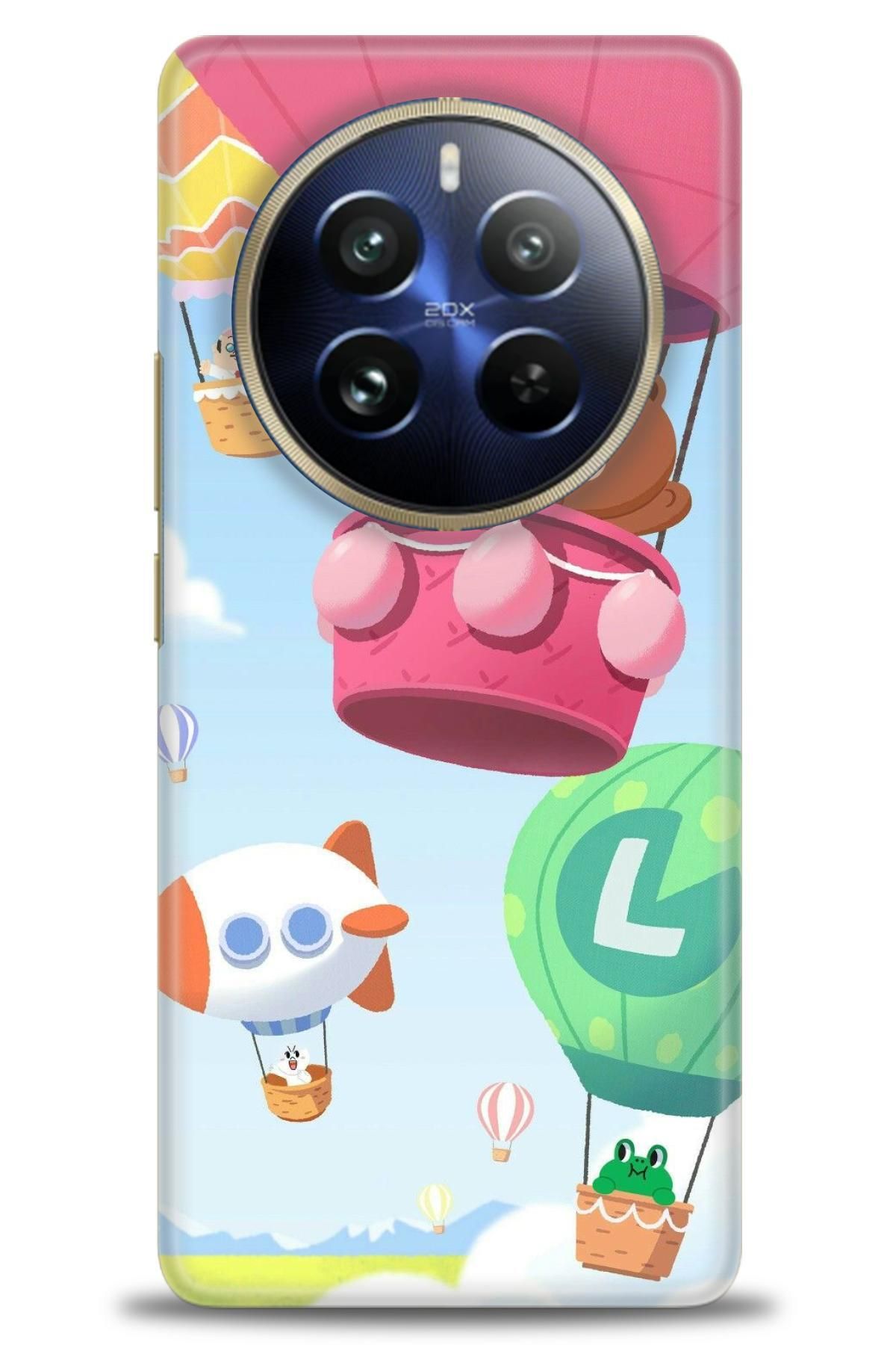 realme 12 4G İle Uyumlu HD Baskılı Kılıf - Karışık Seri - 373