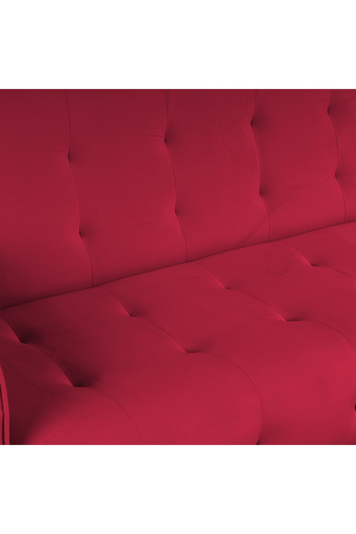 Lazy Vibes-moon | 2 In 1 Sofabed Velvet Upholstered - Burgundy 5