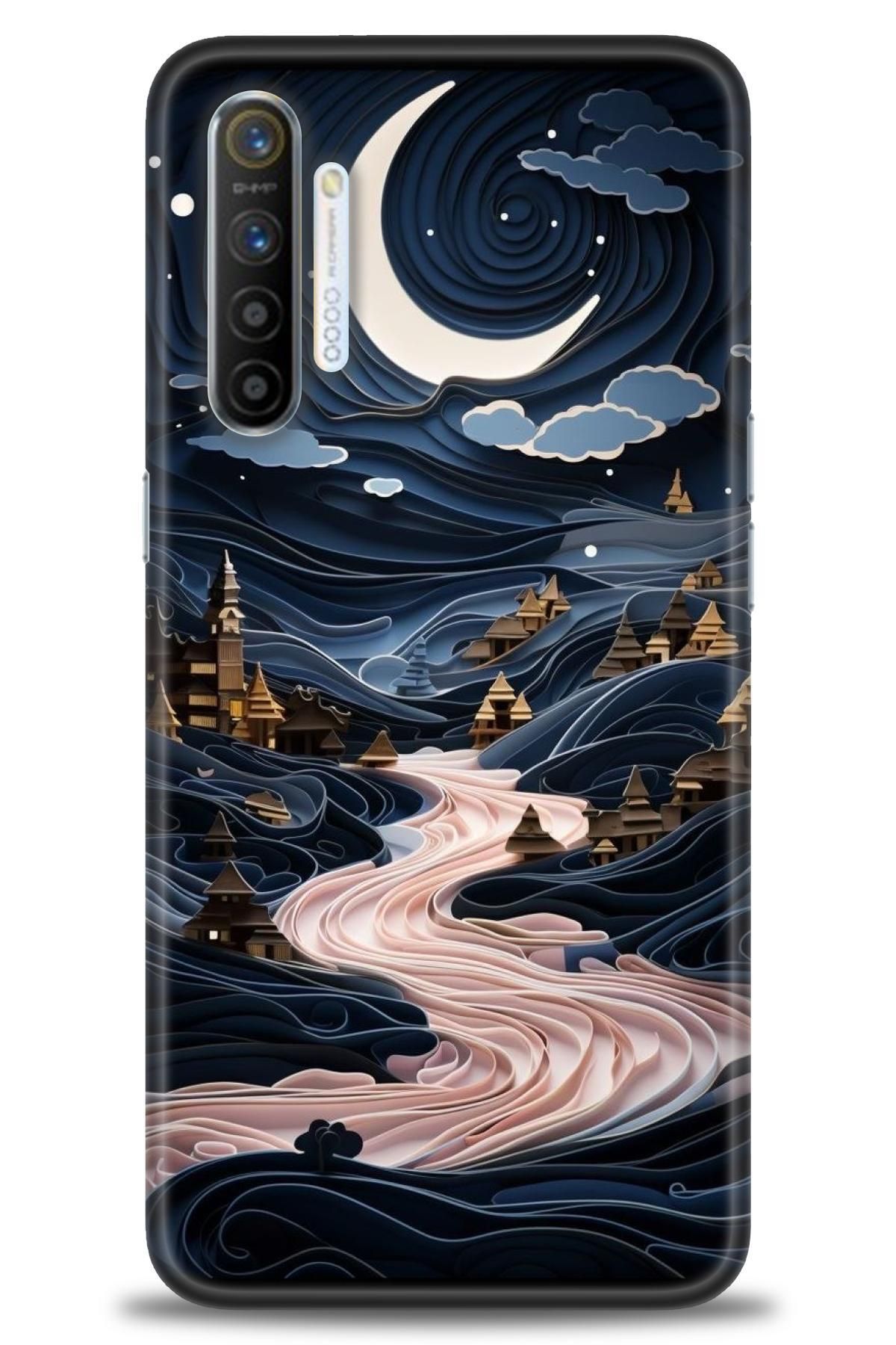 realme XT İle Uyumlu HD Baskılı Desenli Silikon Kılıf - 618