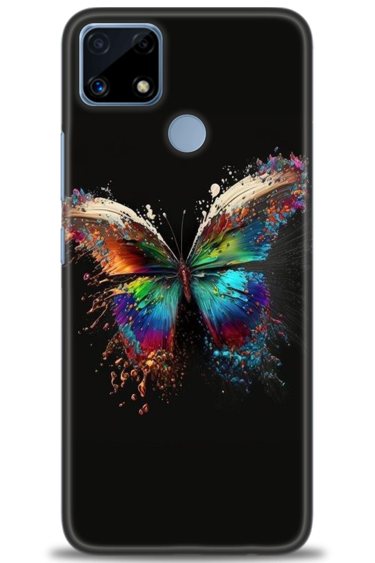 realme C25 / C25S İle Uyumlu HD Baskılı Desenli Silikon Kılıf - 617