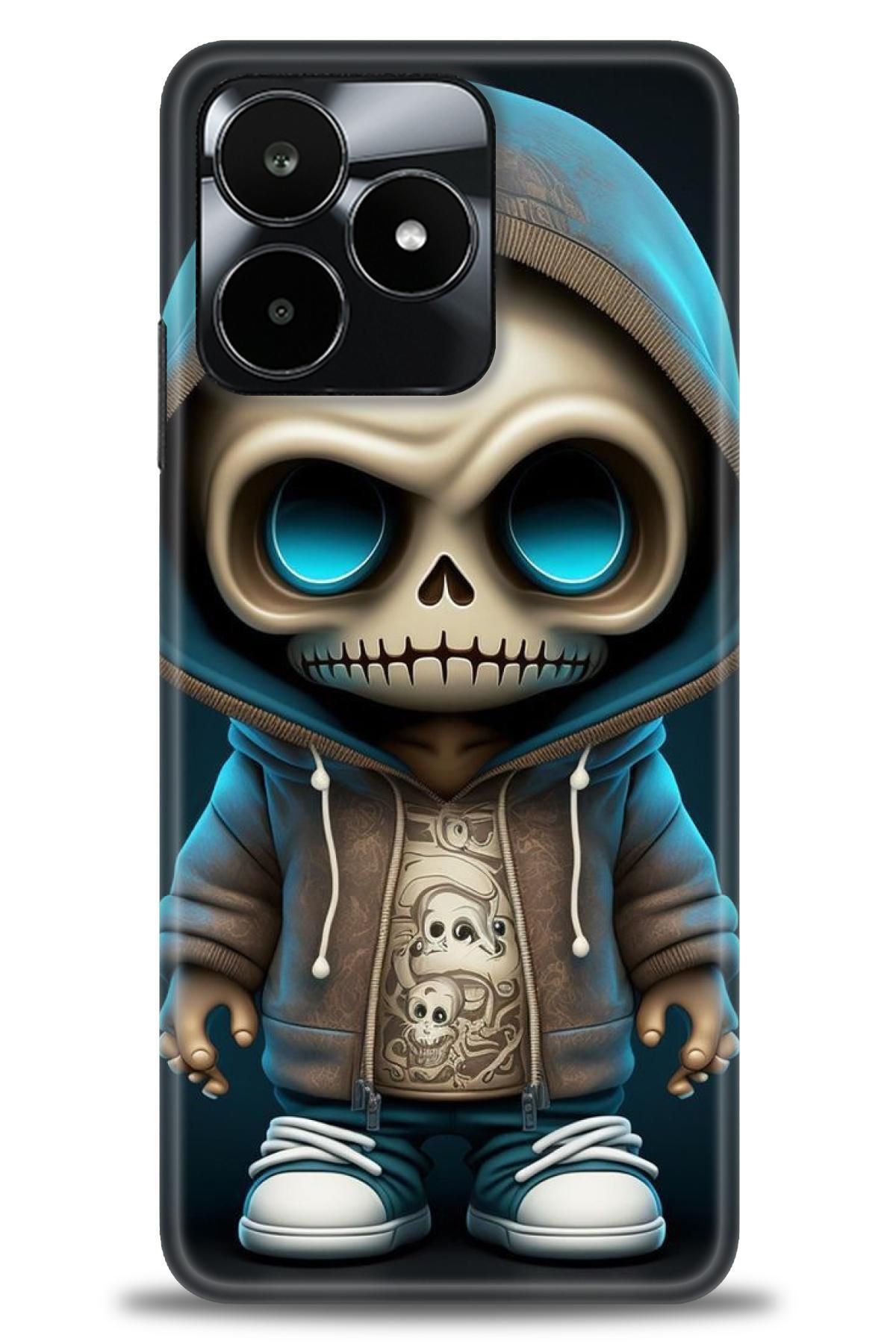 realme C53 İle Uyumlu HD Baskılı Desenli Silikon Kılıf - 336