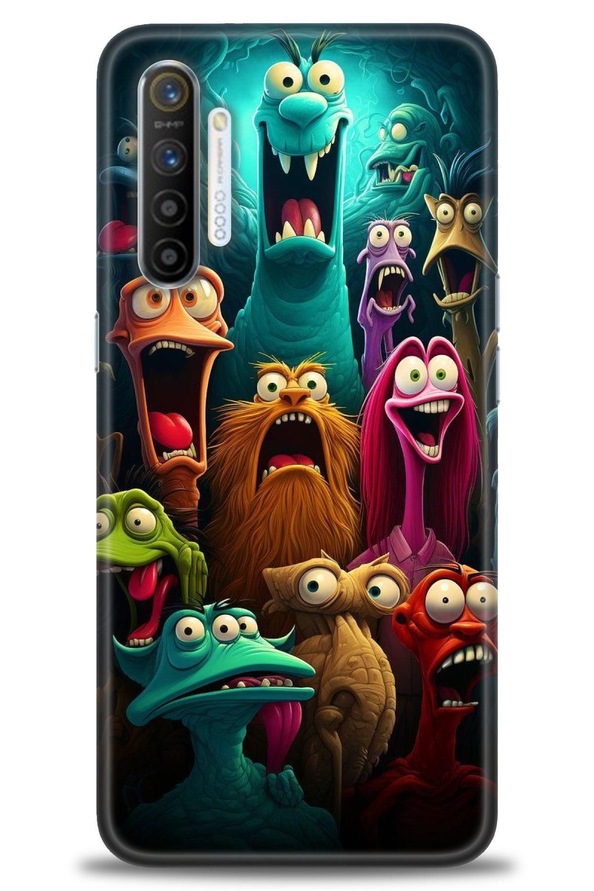 realme XT İle Uyumlu HD Baskılı Kılıf - Karışık Seri - 481