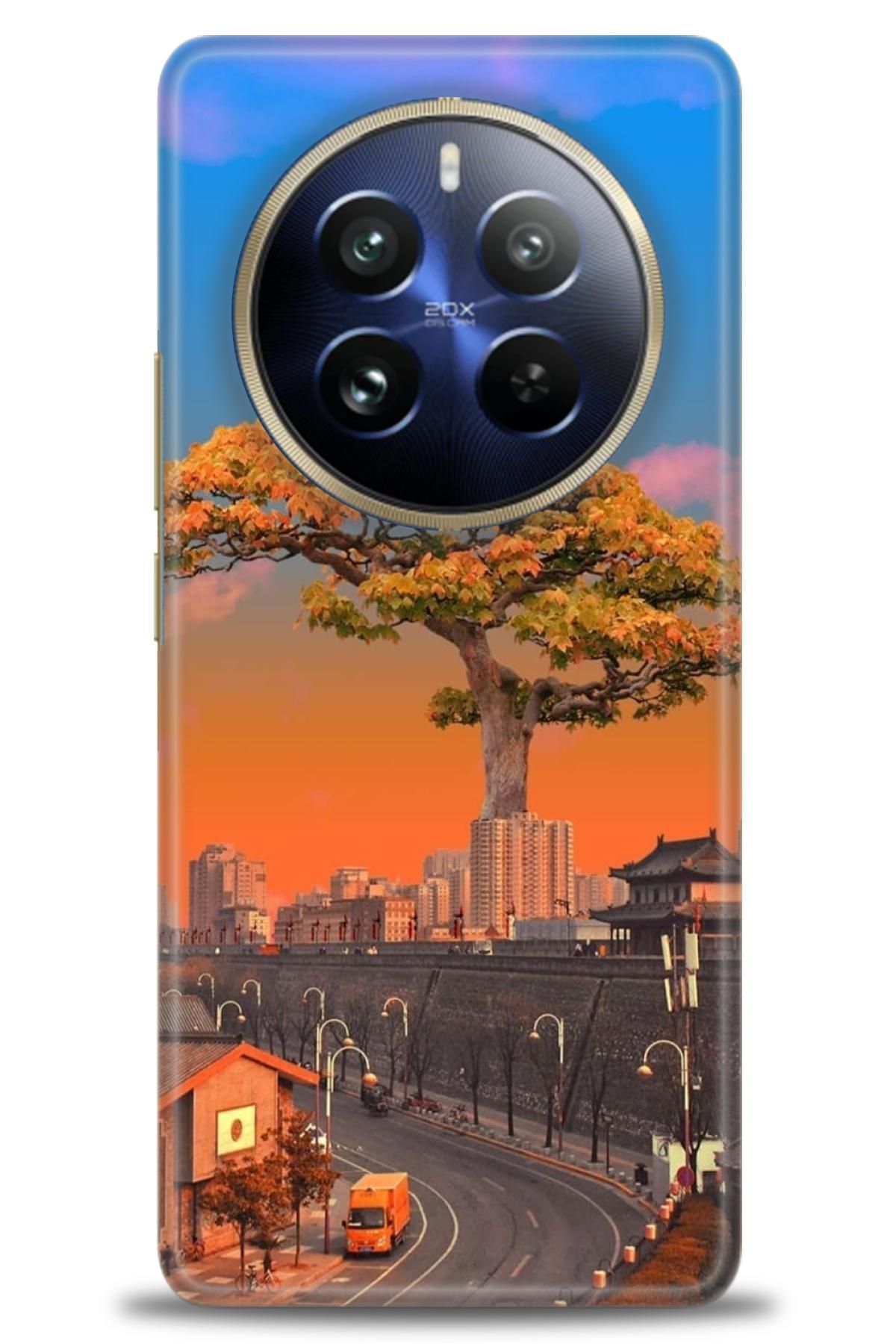realme 12 4G / 12 Plus İle Uyumlu HD Baskılı Desenli Silikon Kılıf - 884