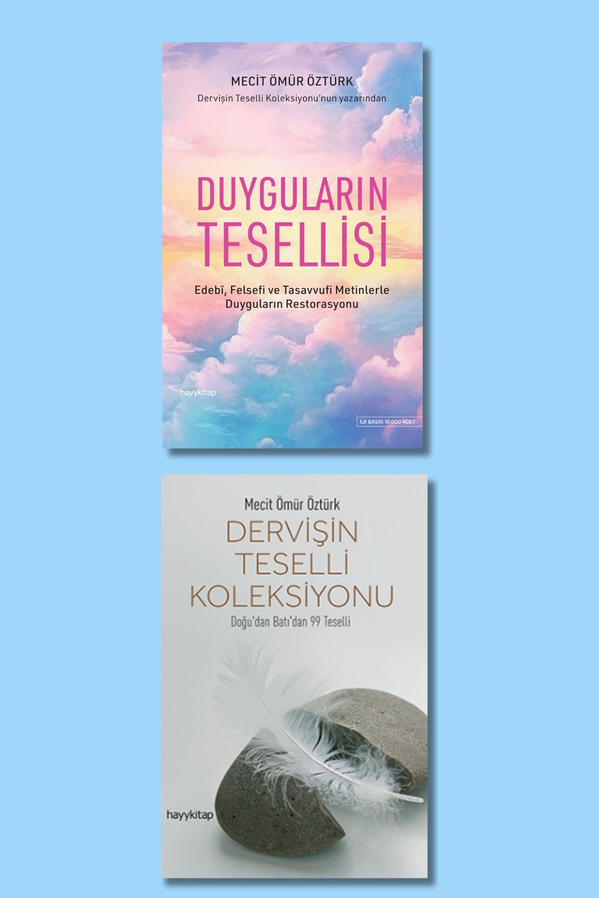 hayykitap MECİT ÖMÜR ÖZTÜRK 2 Lİ SET / DERVİŞİN TESELLİ KOLLEKSİYONU - DUYGULARIN TESELLİSİ