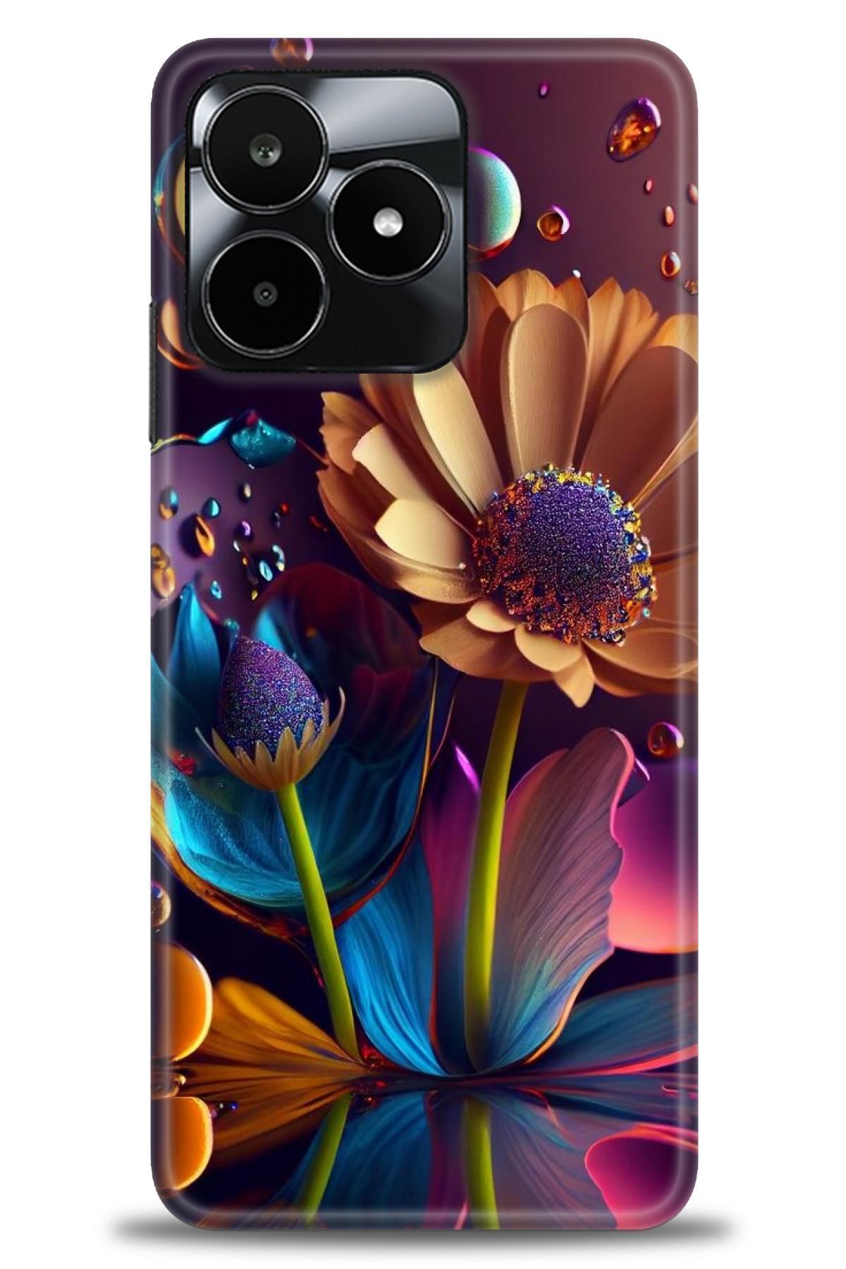 realme C53 İle Uyumlu HD Baskılı Desenli Silikon Kılıf - 350